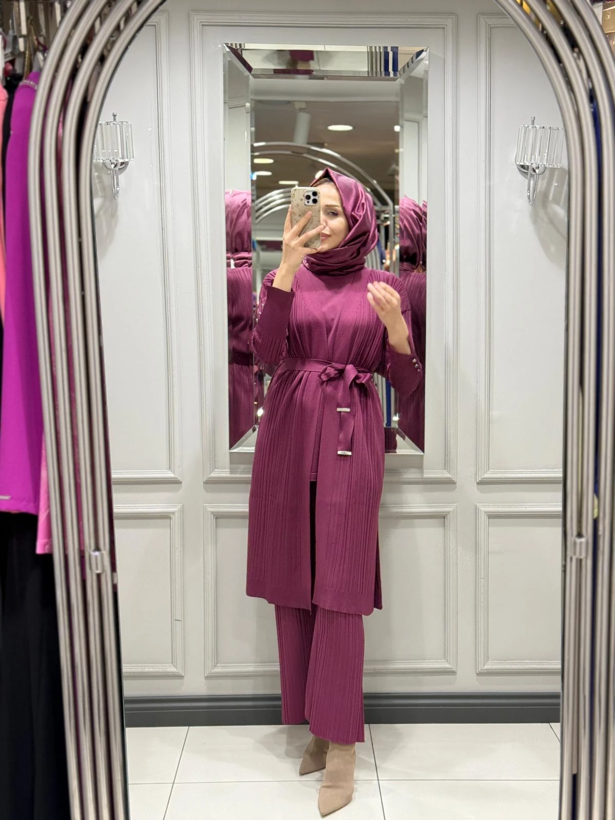 MY312 ÜÇLÜ TRİKO TAKIM - MURDUM