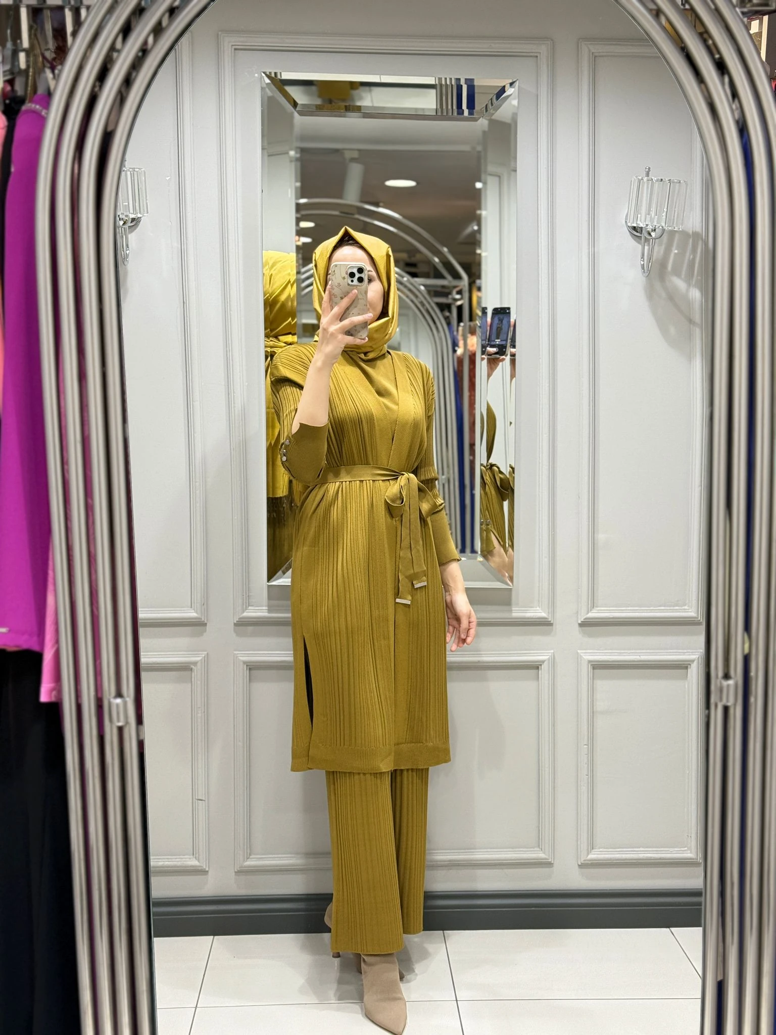 MY312 ÜÇLÜ TRİKO TAKIM - YAGYESILI