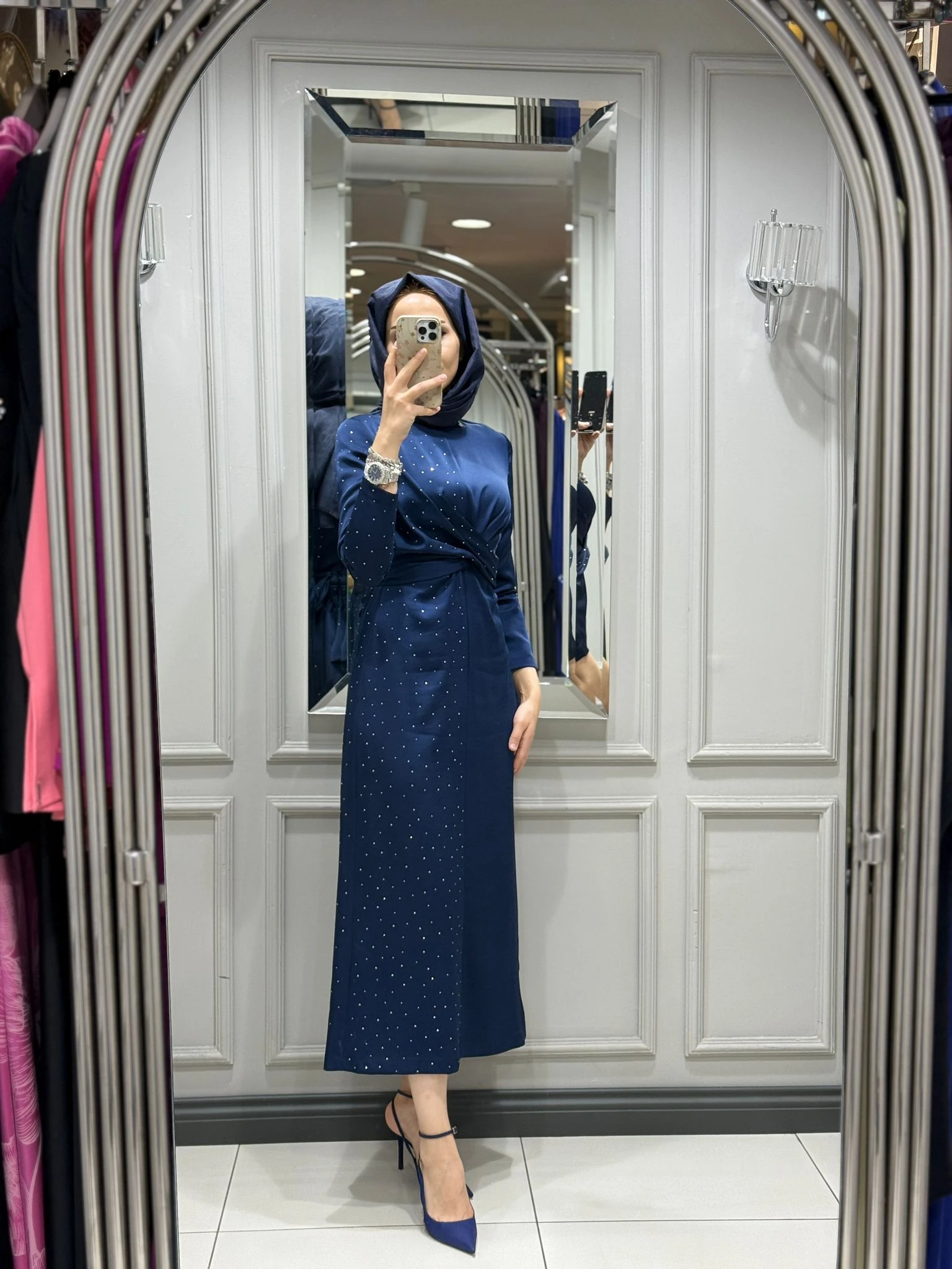 SENNA UMBERTO CRYSTAL ELBISE - LACİ