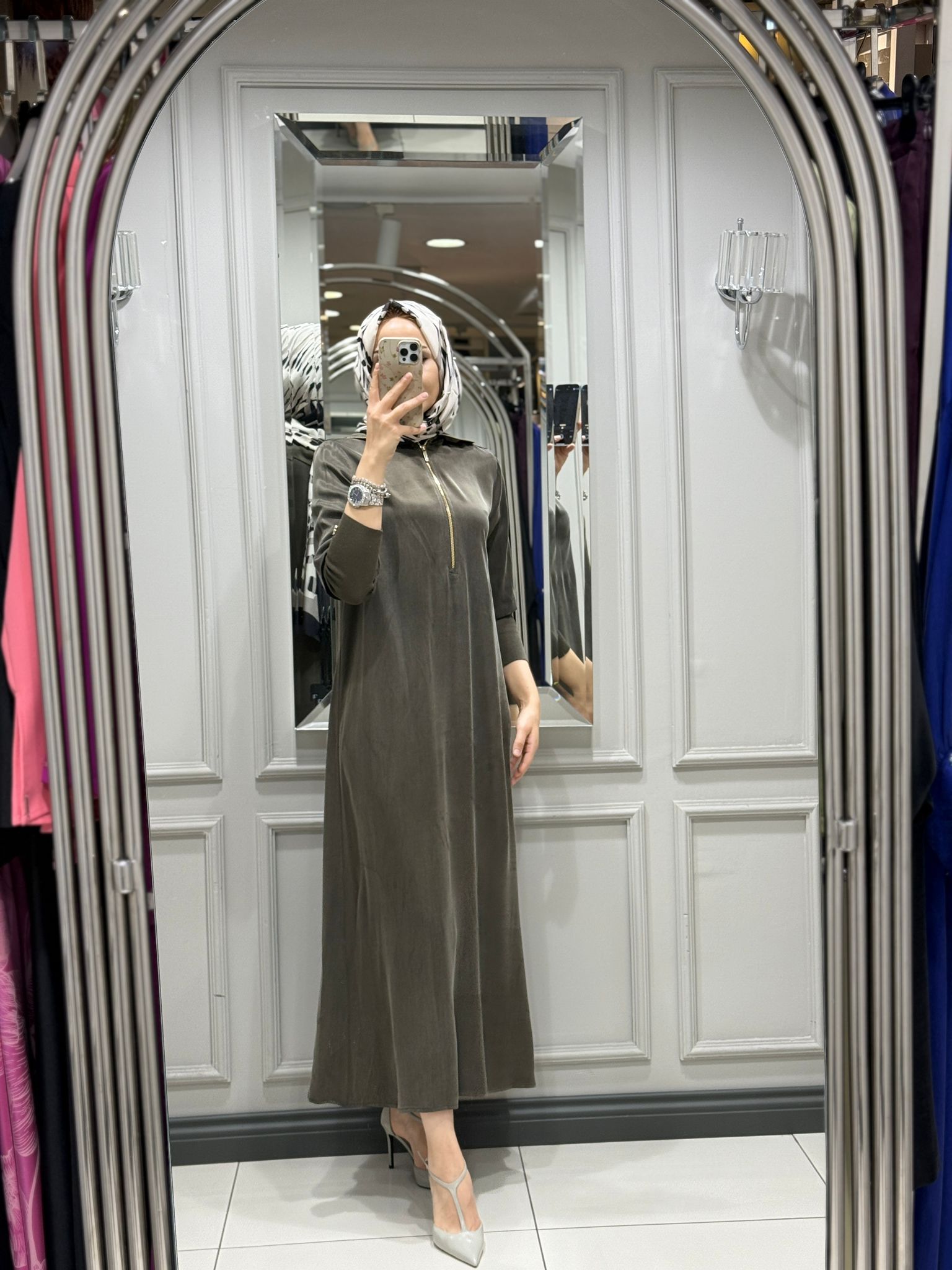 DALİDA ELBİSE - TAUPE
