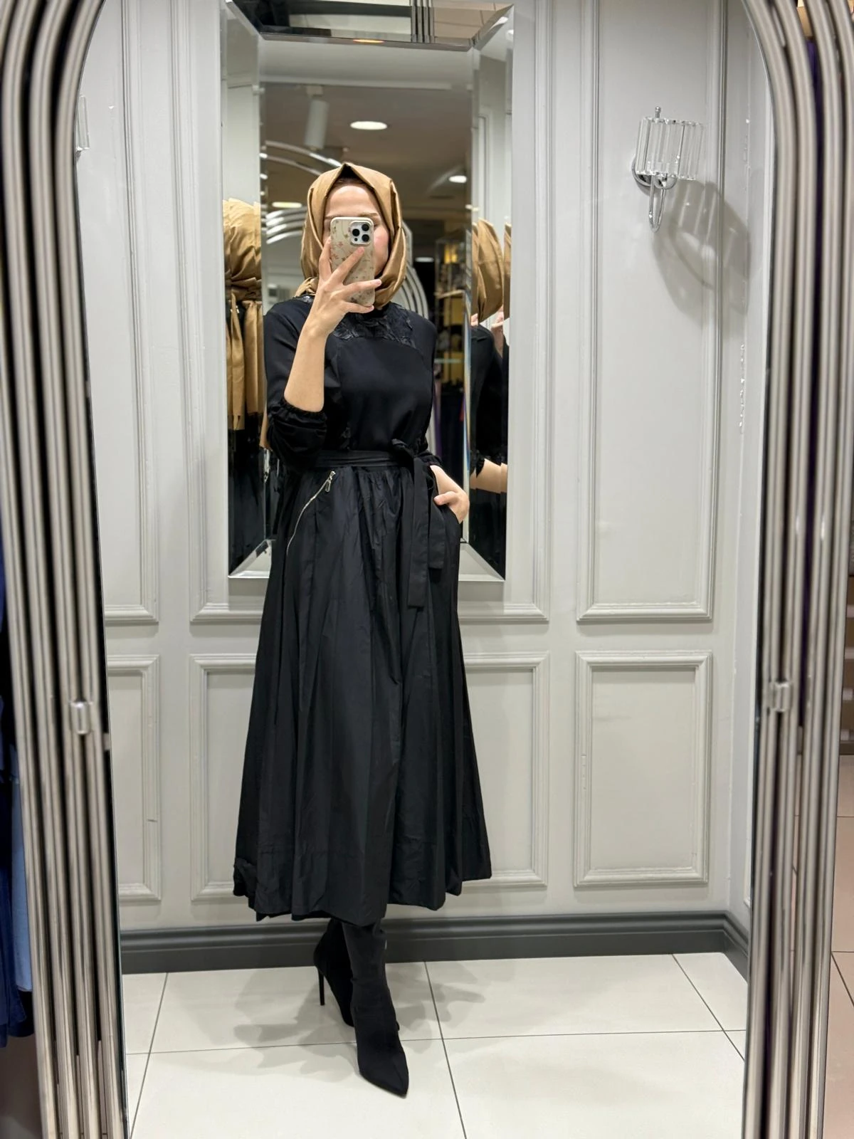 MİSSWHENCE ELBİSE - SİYAH