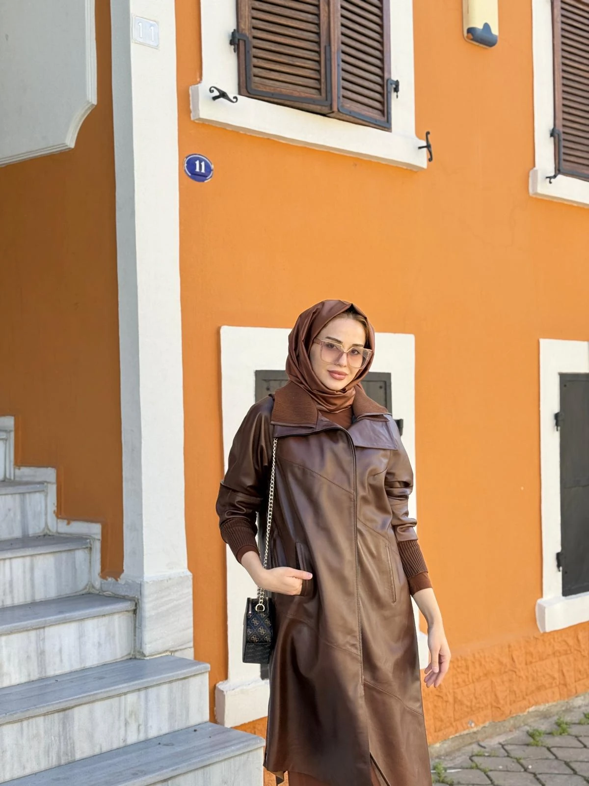 BARUT DERİ KABAN - ANTIK