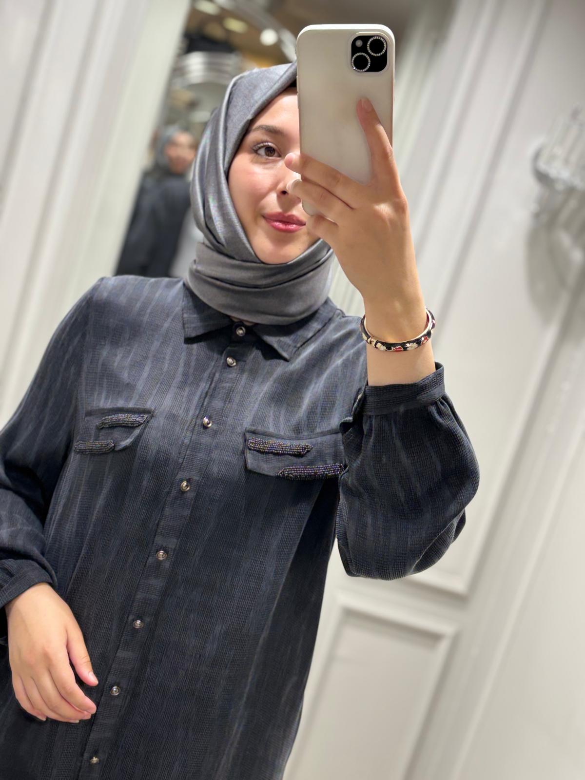 DULE CUPRA GÖMLEK ELBİSE