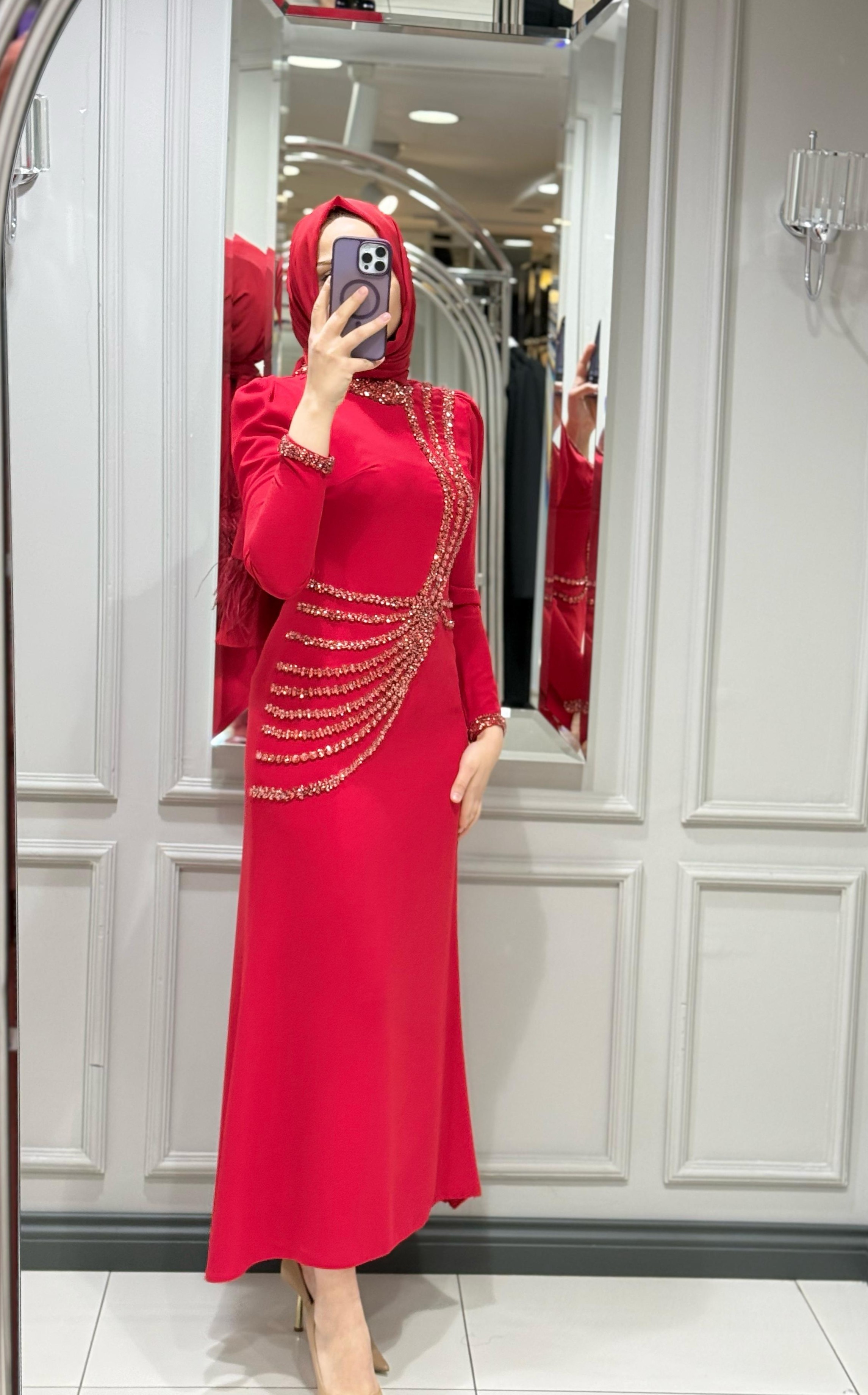 FERİHA ESLEM ABİYE - KIRMIZI