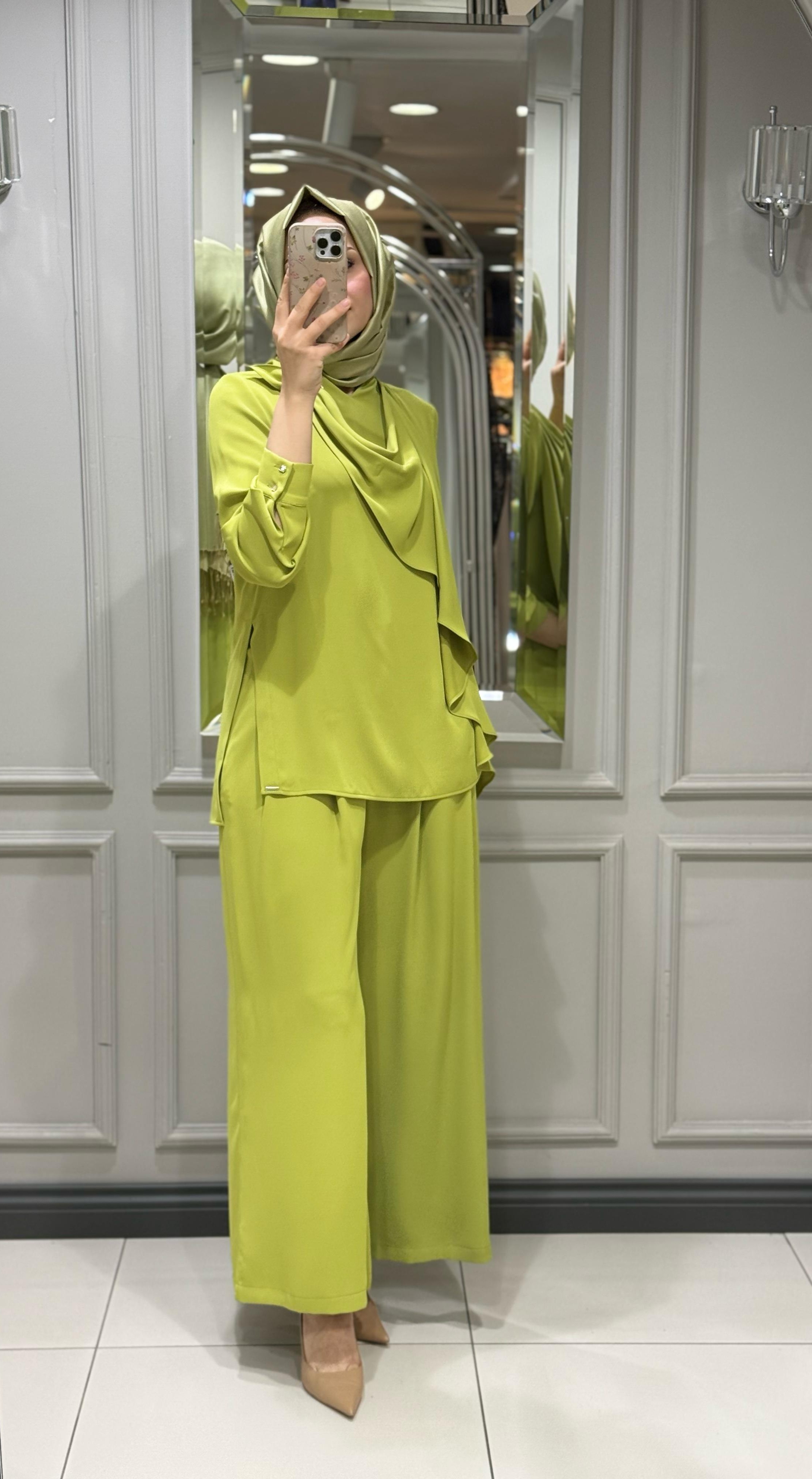 SENNA LENORA BLUZ PANTOLON TAKIM MİMOZA