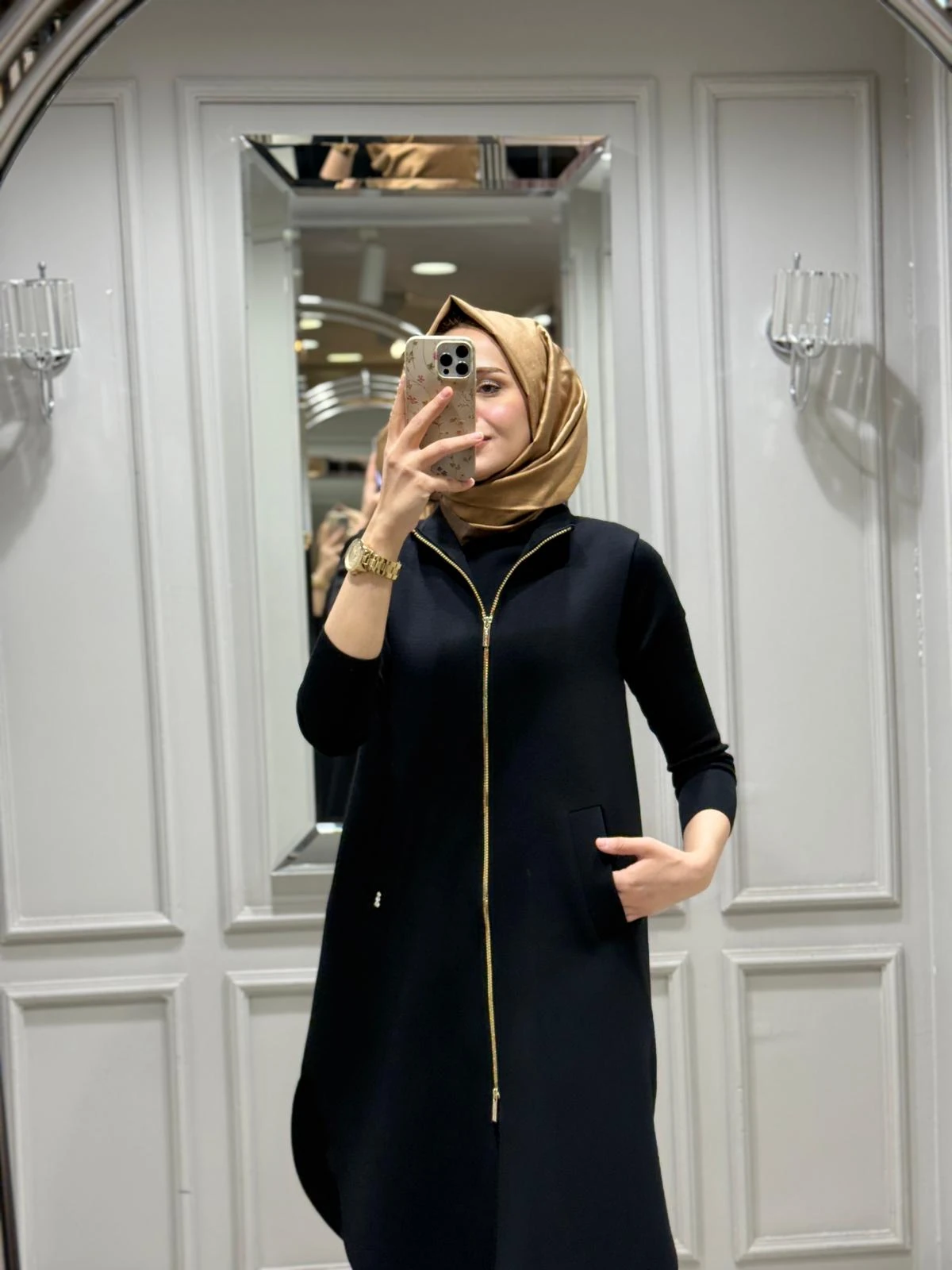 DALİDA FERMUARLI İÇ ASTARLI YELEK