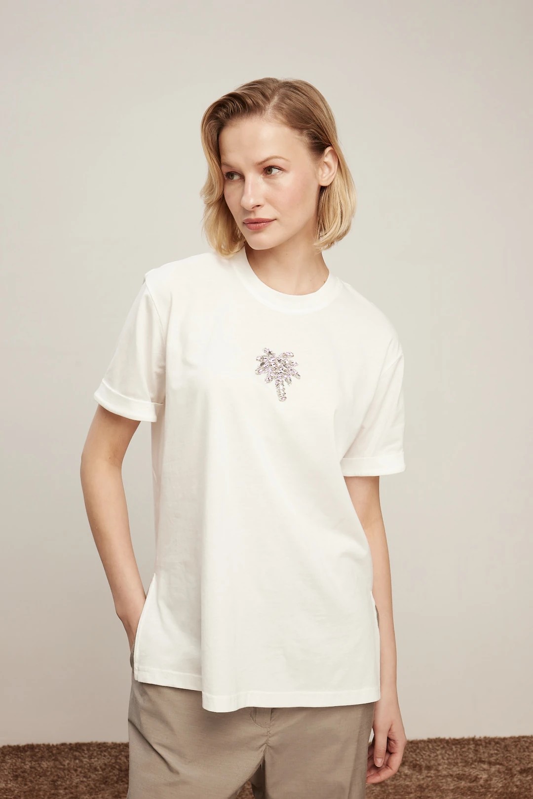 VENÖVE LOLA TSHIRT - BEYAZ