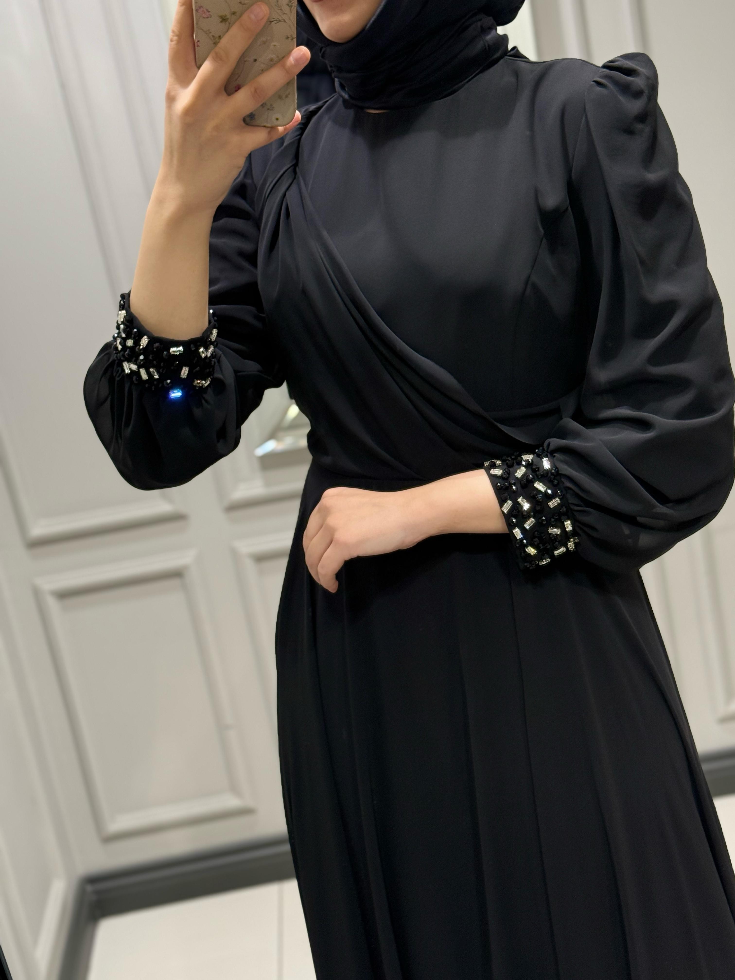 FASHION NIGHT ŞİFON ELBİSE