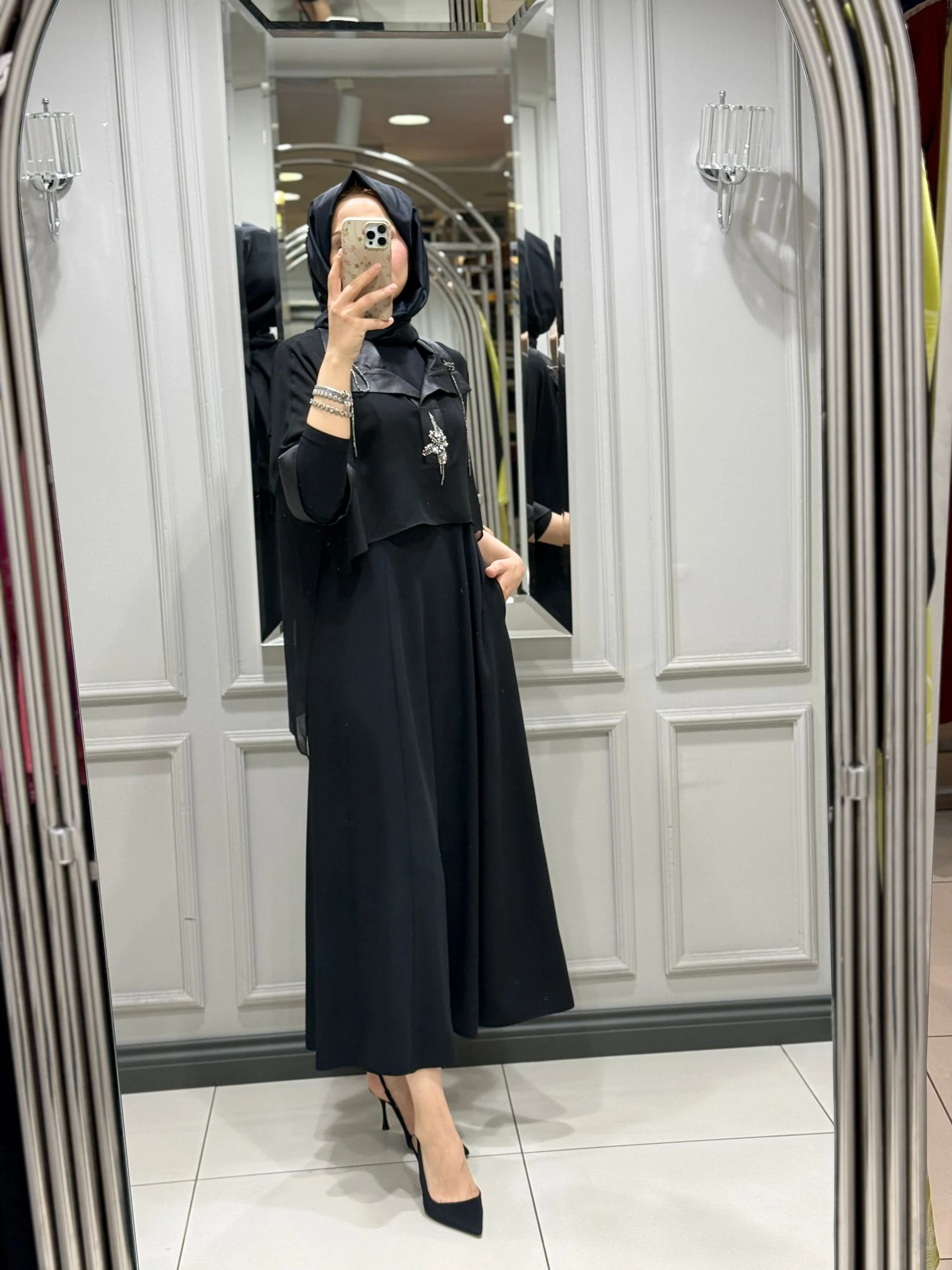 MY312 İKİLİ ELBİSE - SİYAH