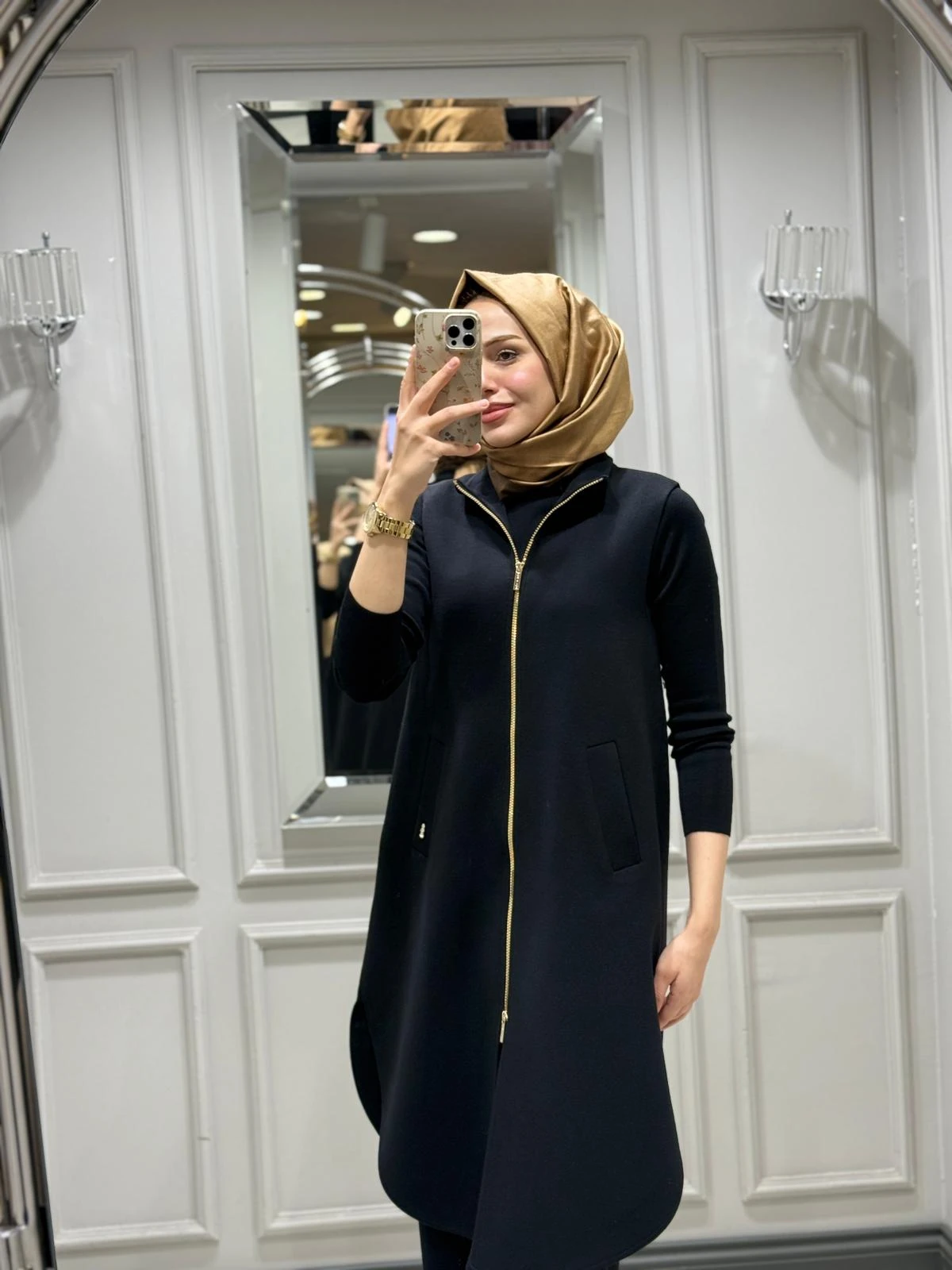 DALİDA FERMUARLI İÇ ASTARLI YELEK