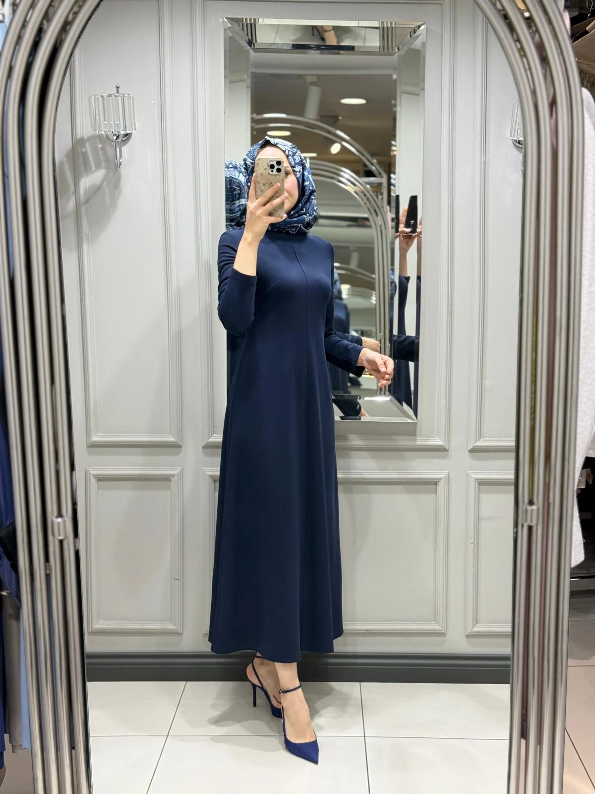 SENNA ZEYA UZUNKOL ELBISE - LACİ