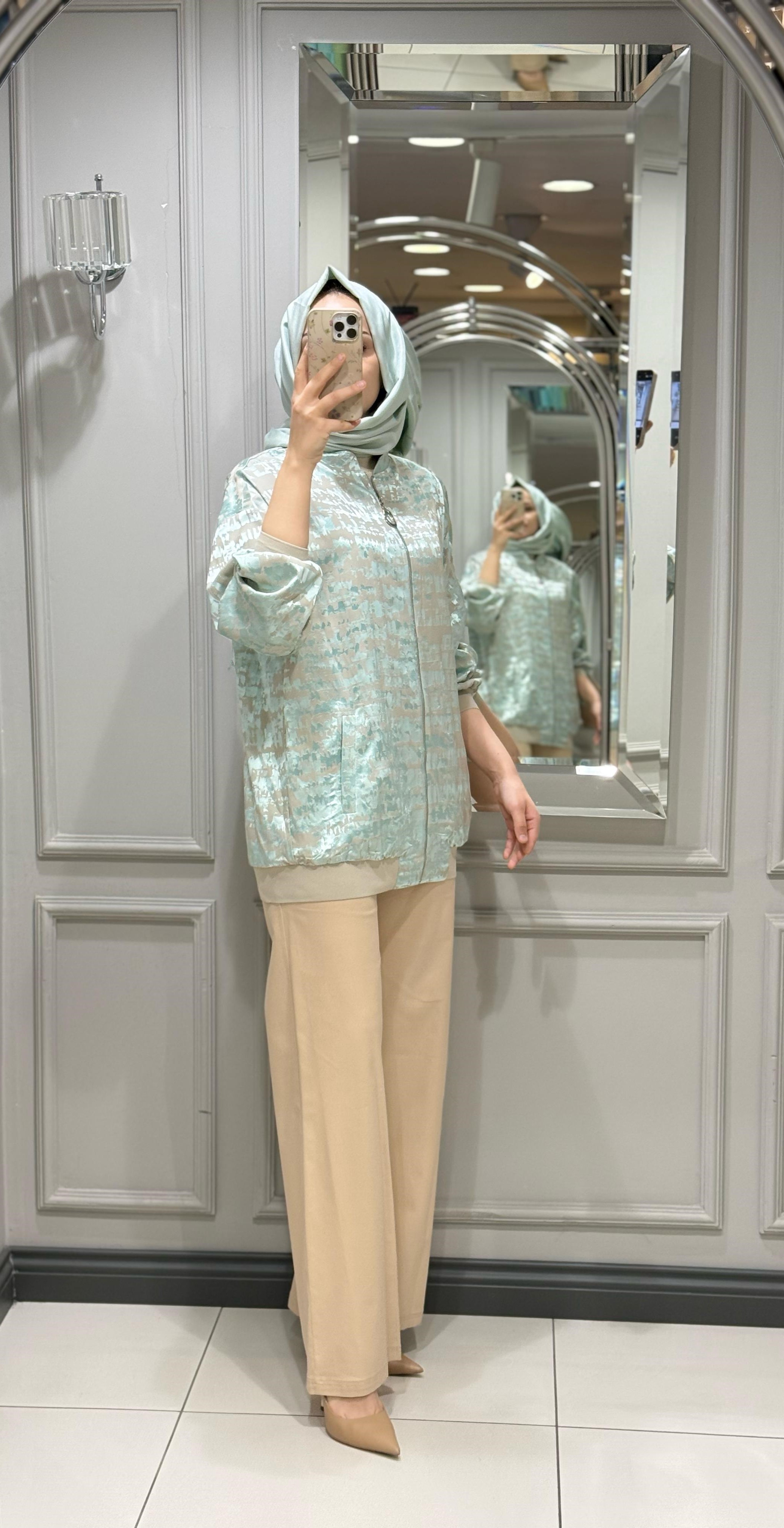 SENNA ENDIVE BOMBER CEKET - MINT