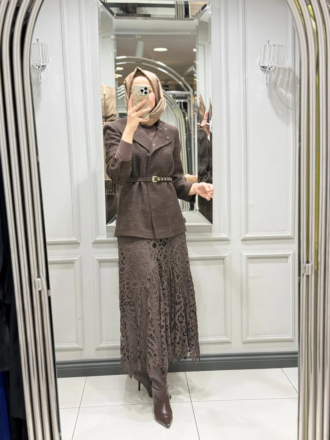 VENÖVE GLEN CEKET - KAHVE