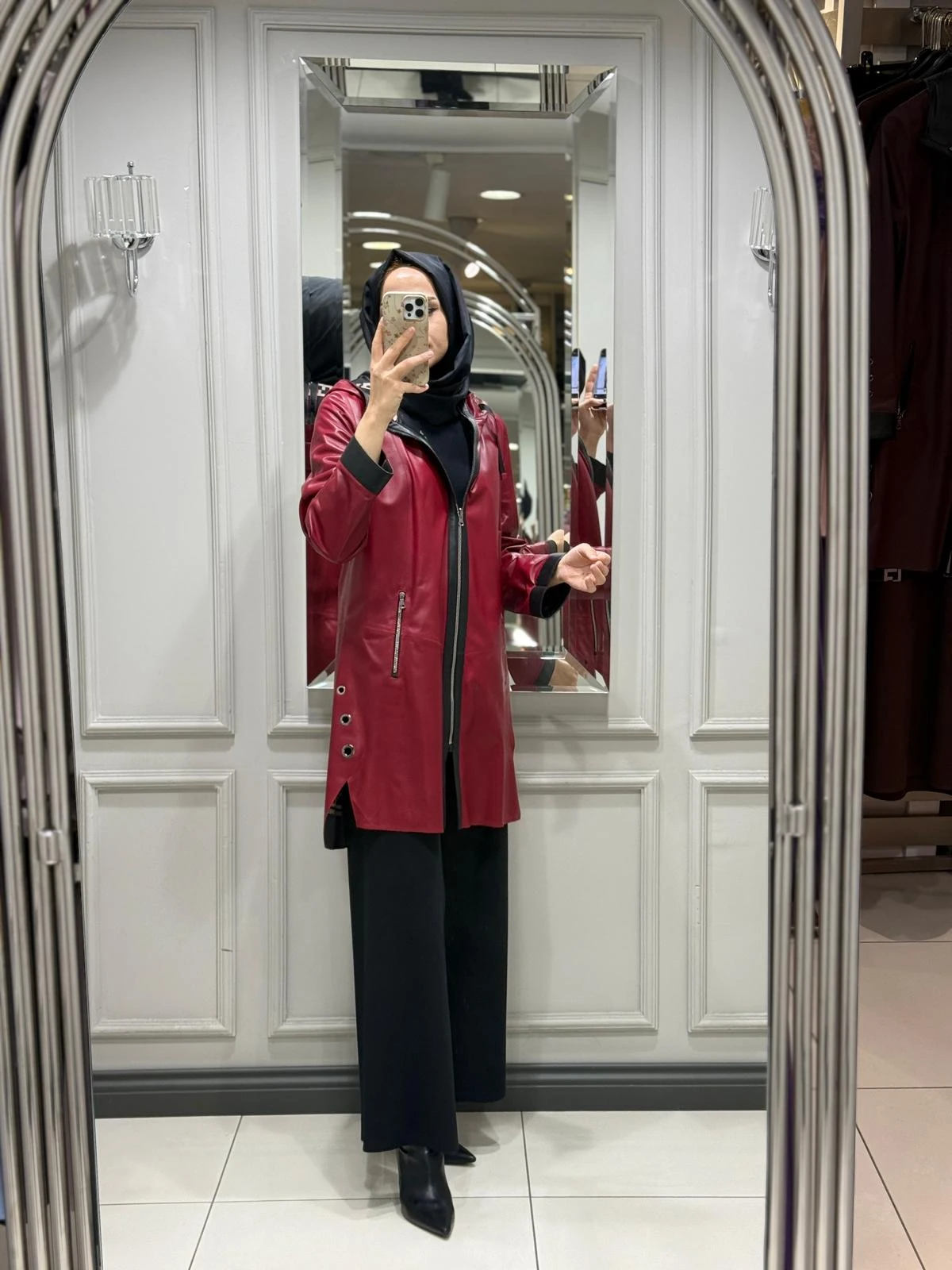 BARUTDERİ ÇİFT TARAFLI KABAN - ÖKÜZ KANI