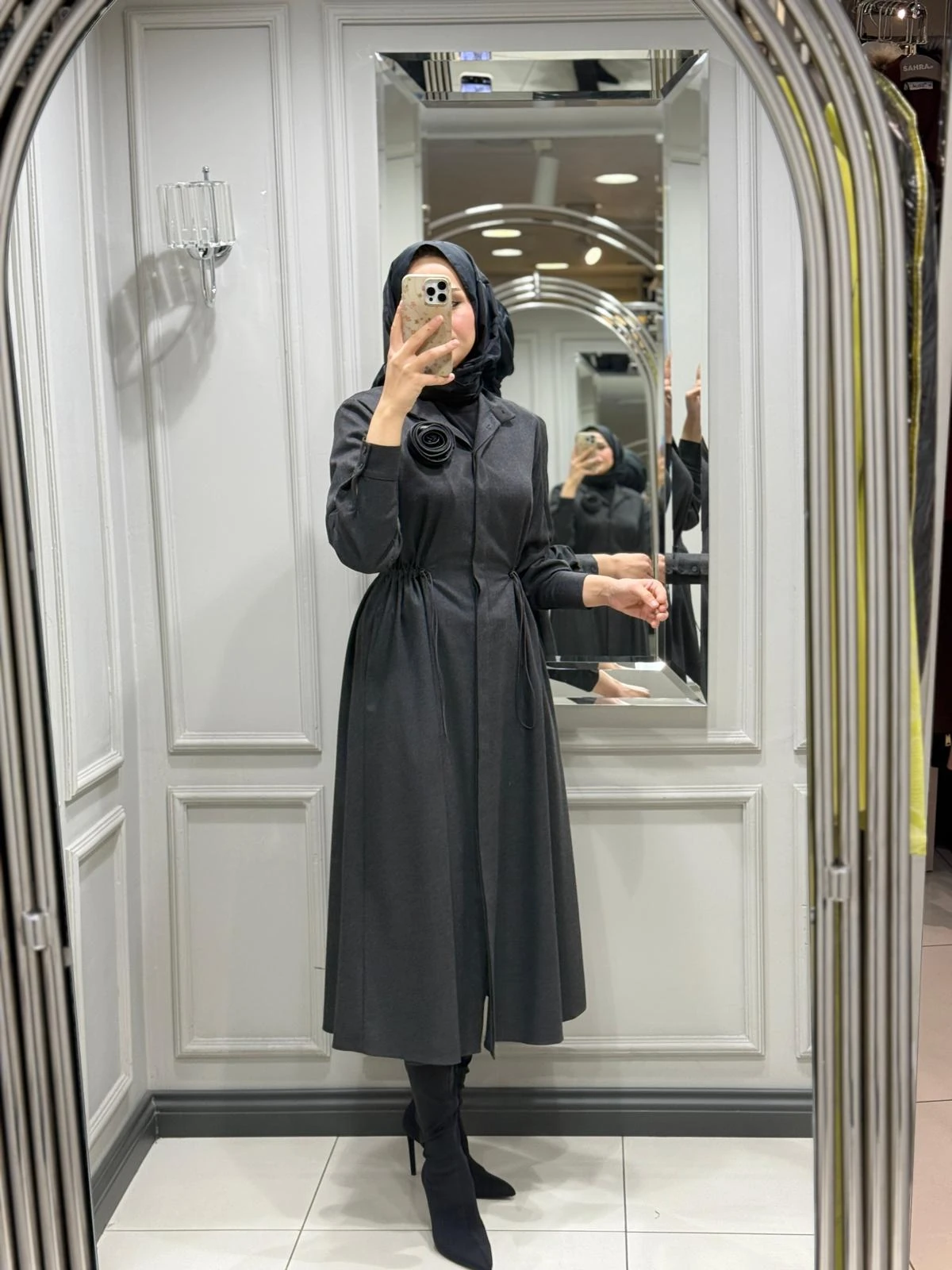 EXQUISE JAILYN ELBİSE - ANTRASIT