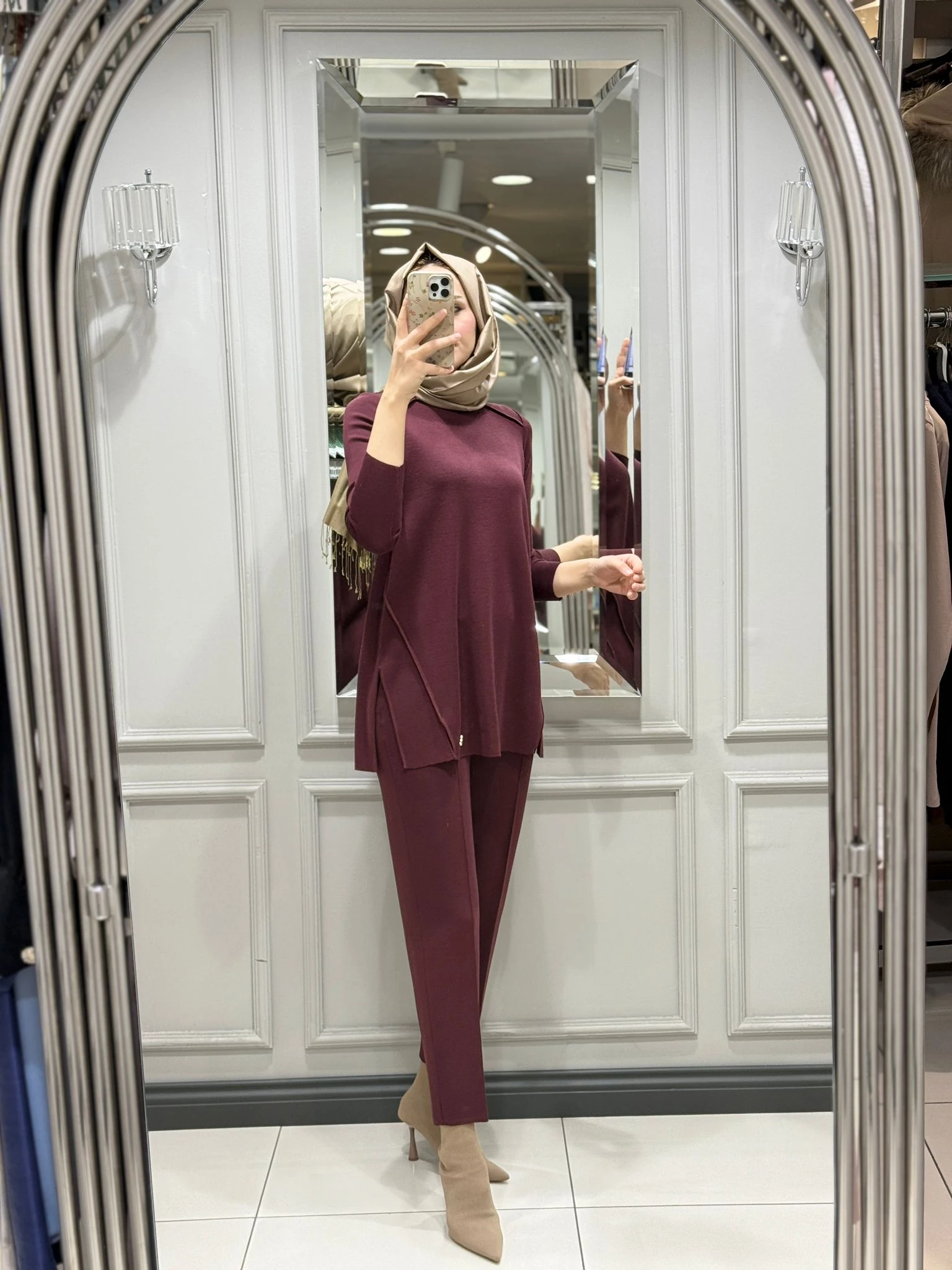 DALİDA PANTOLON - BORDO