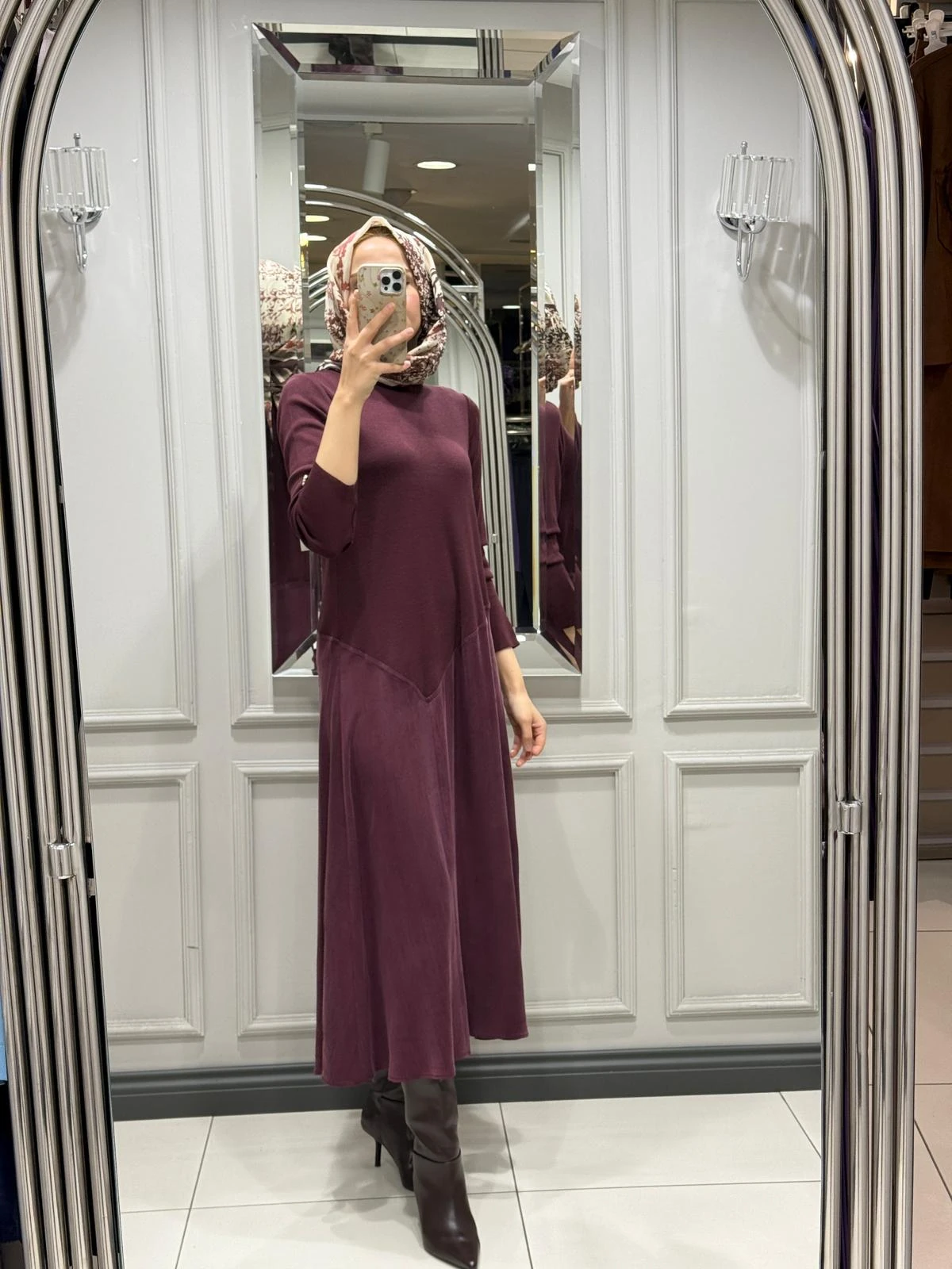 DALİDA ELBİSE - TOGA BORDO