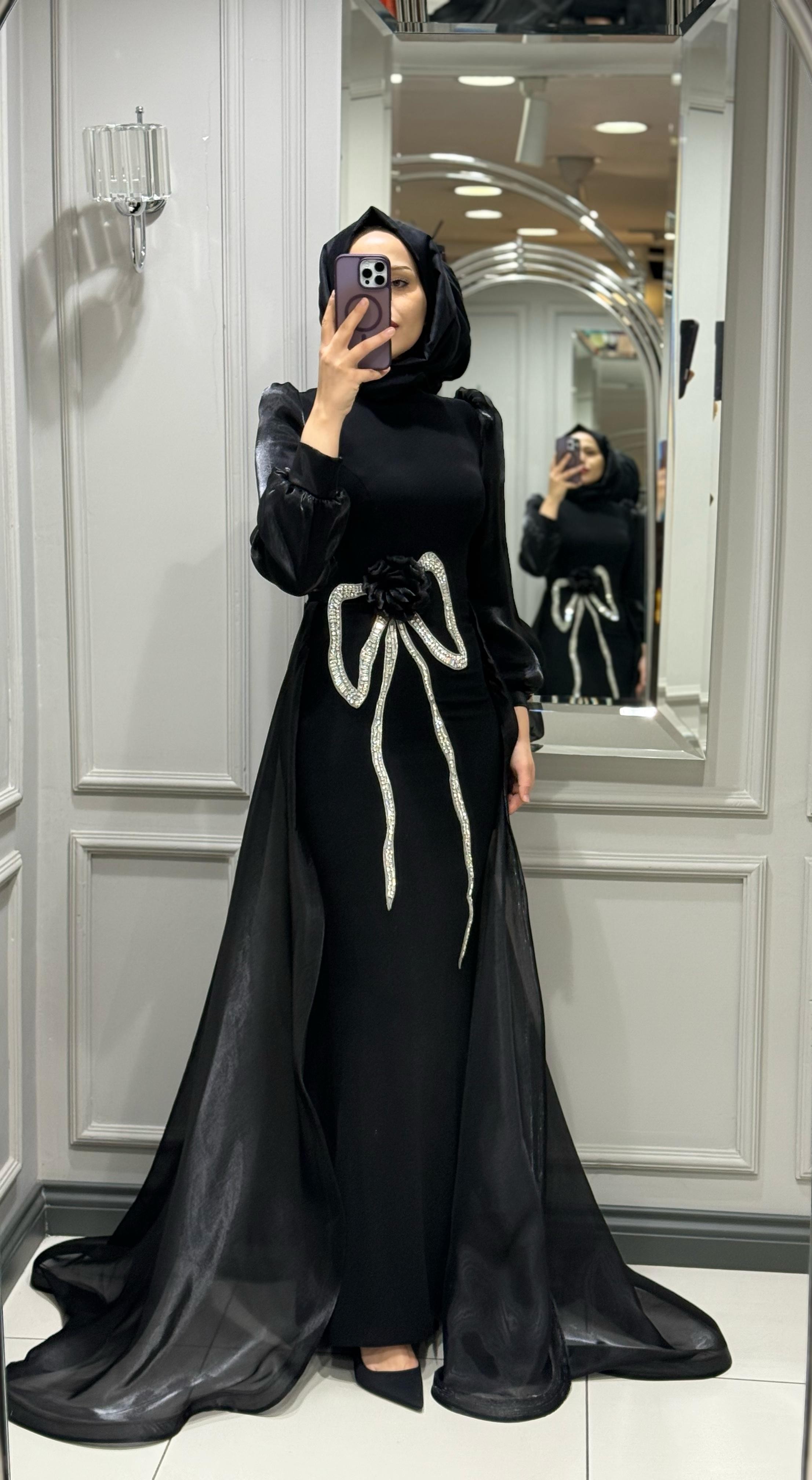 FASHION NIGHT ABİYE - SİYAH
