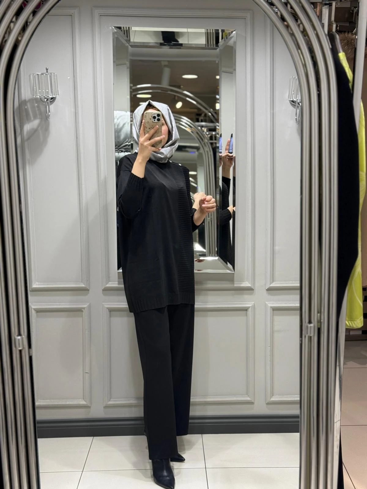 SCL GÜNLÜK TRİKO TUNİK - SİYAH