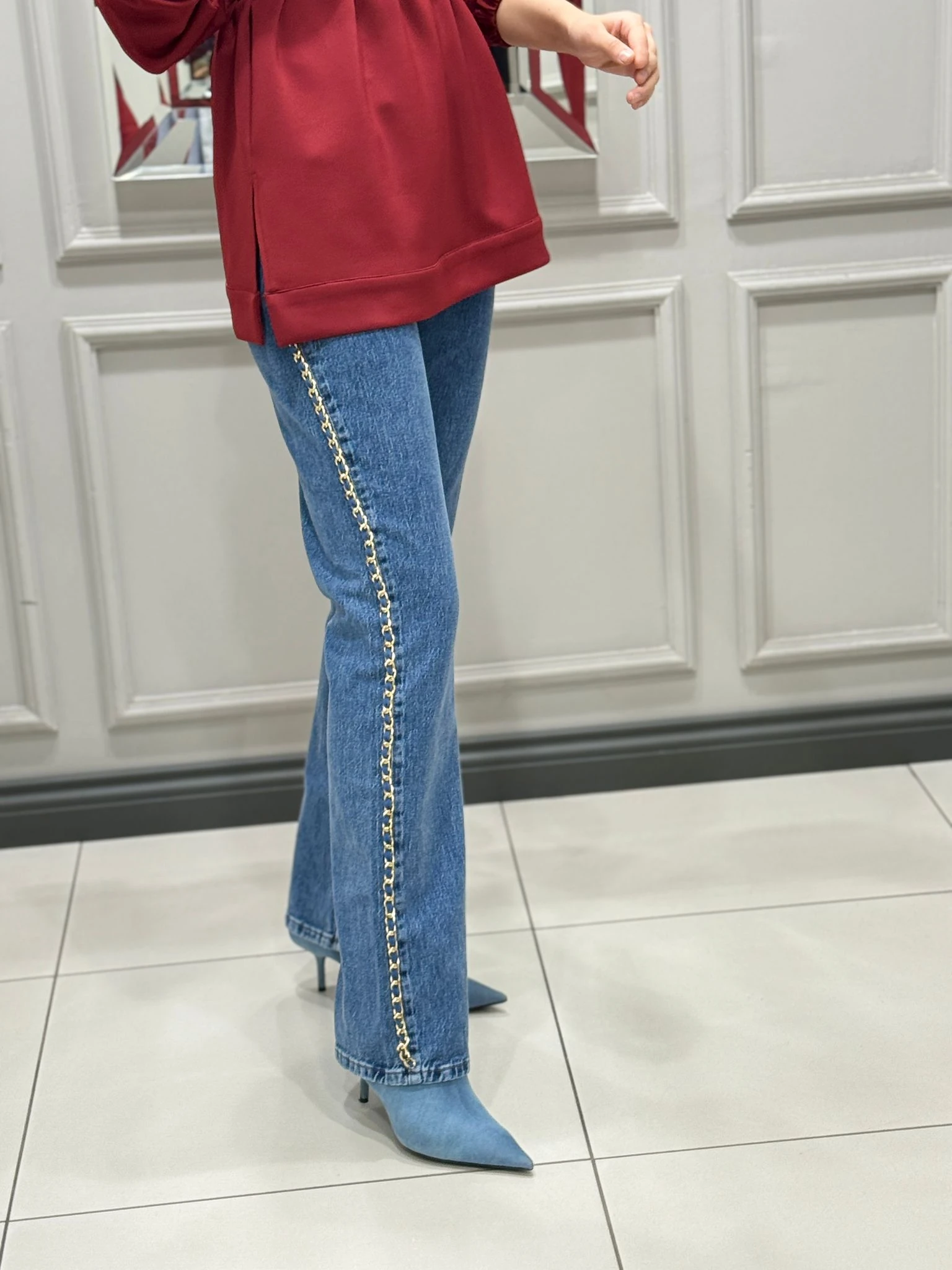 VENÖVE DOUGLAS PANTOLON - MAVI