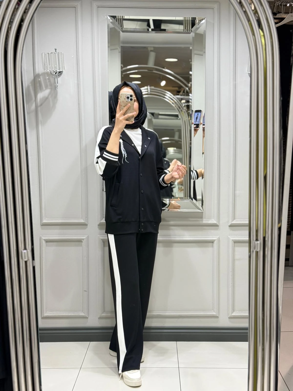 MY312 KUŞ DETAYLI TAKIM - SİYAH