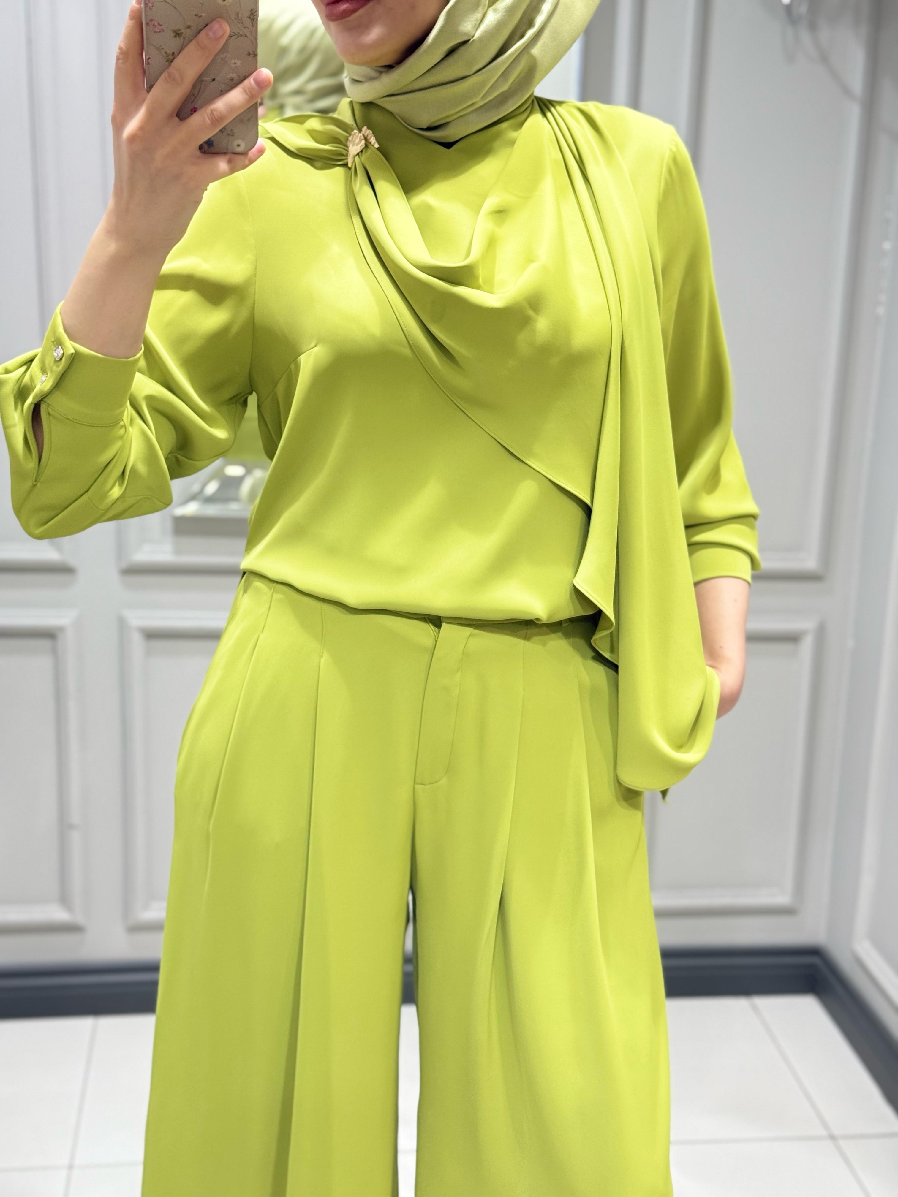SENNA LENORA BLUZ PANTOLON TAKIM MİMOZA