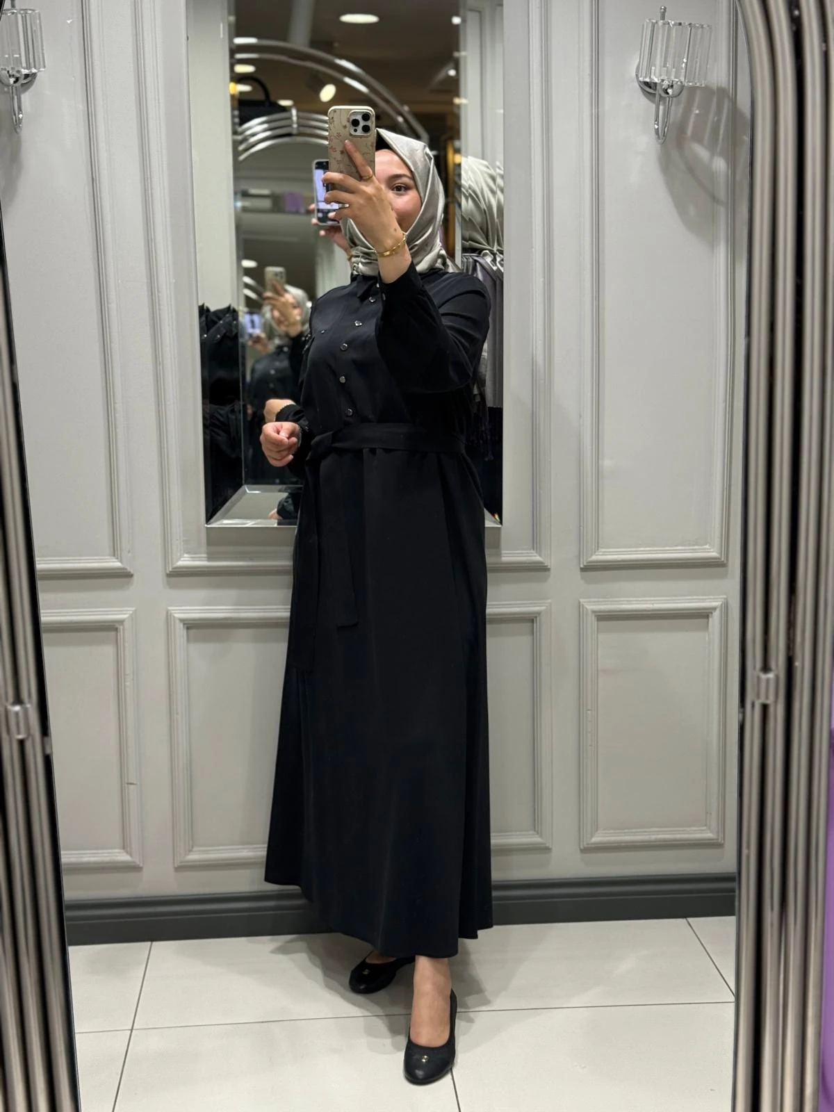 NUSS ELBİSE - SİYAH