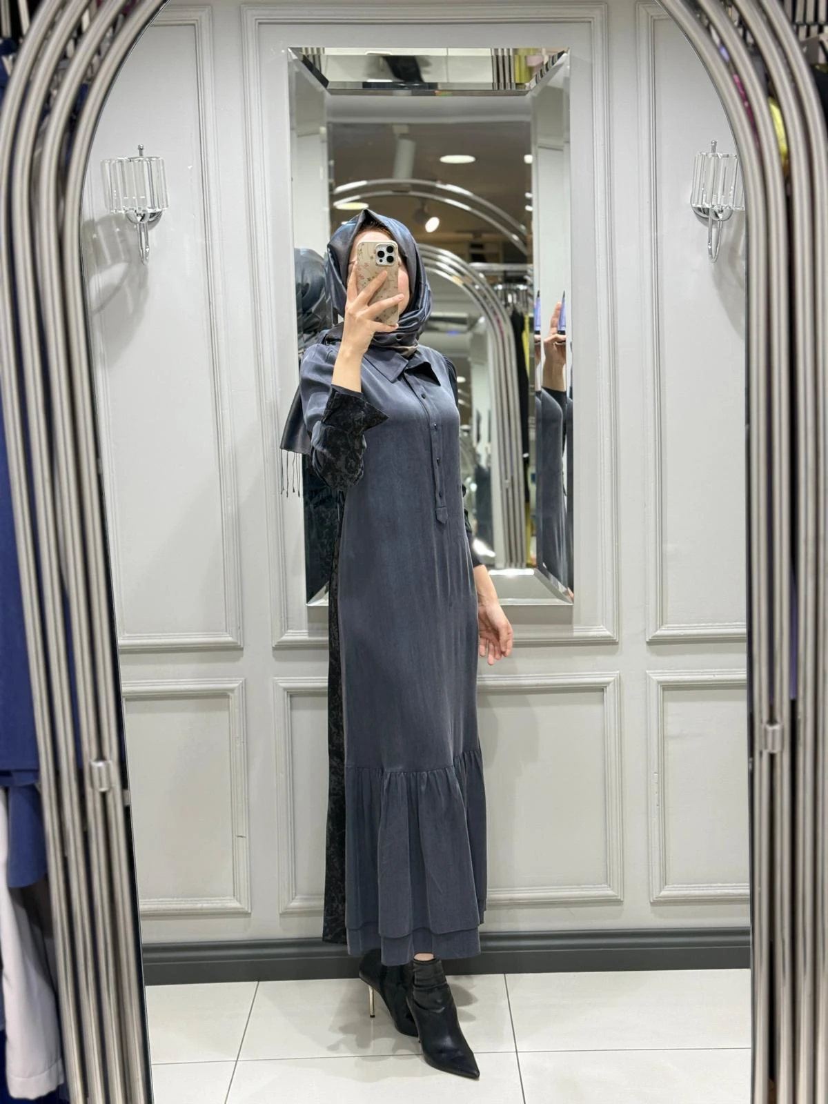 MISSWHENCE ELBİSE - GRI