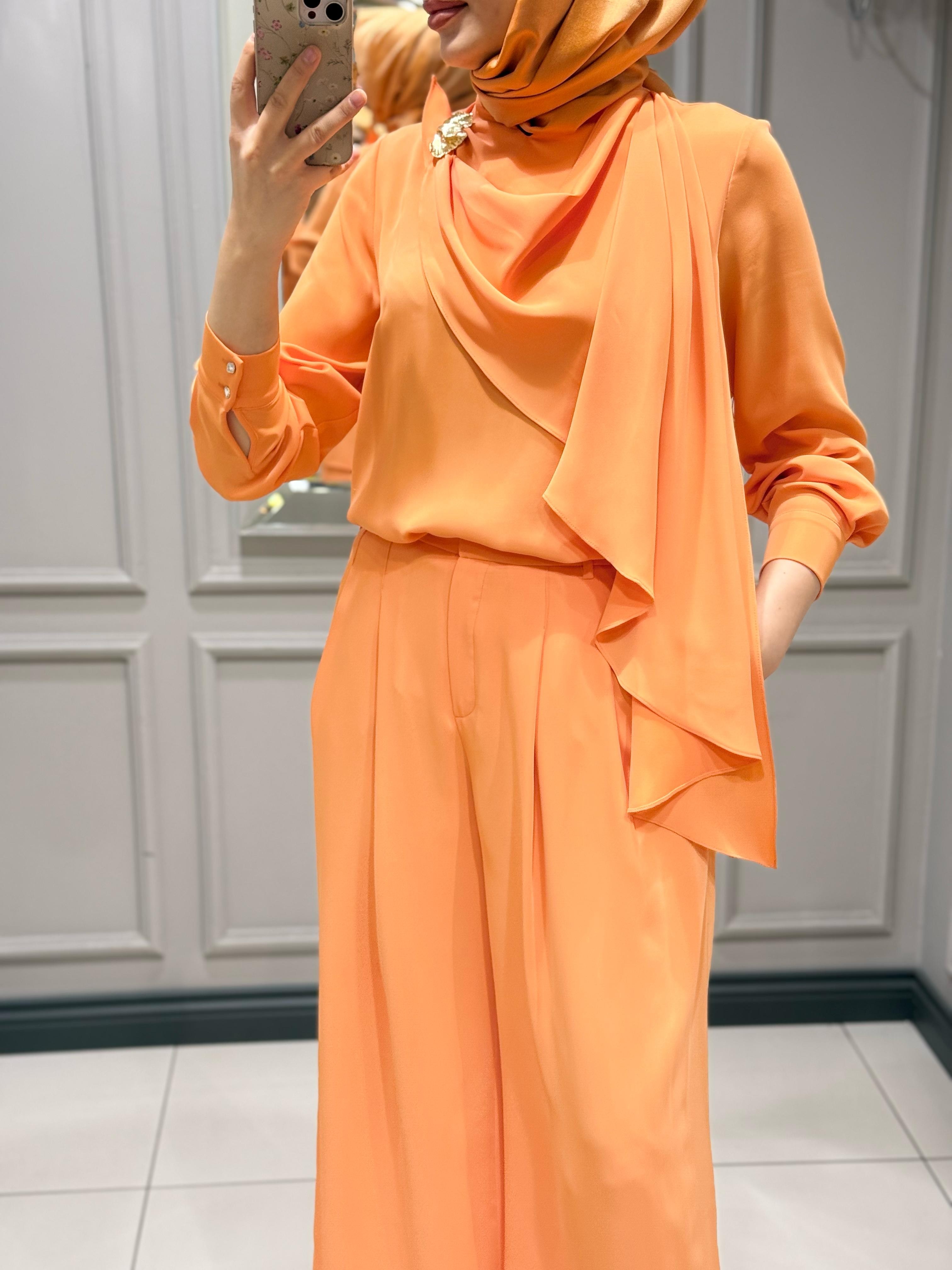 SENNA LENORA BLUZ PANTOLON TAKIM SOMON