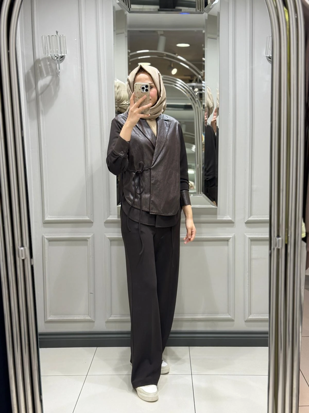 SEÇİL PANTOLON - KAHVE