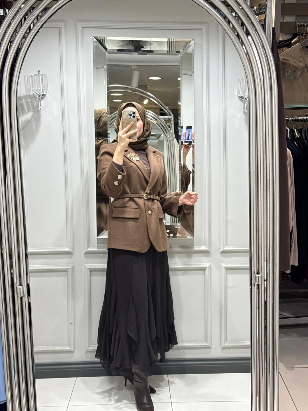 VENÖVE BERT ETEK - KAHVE