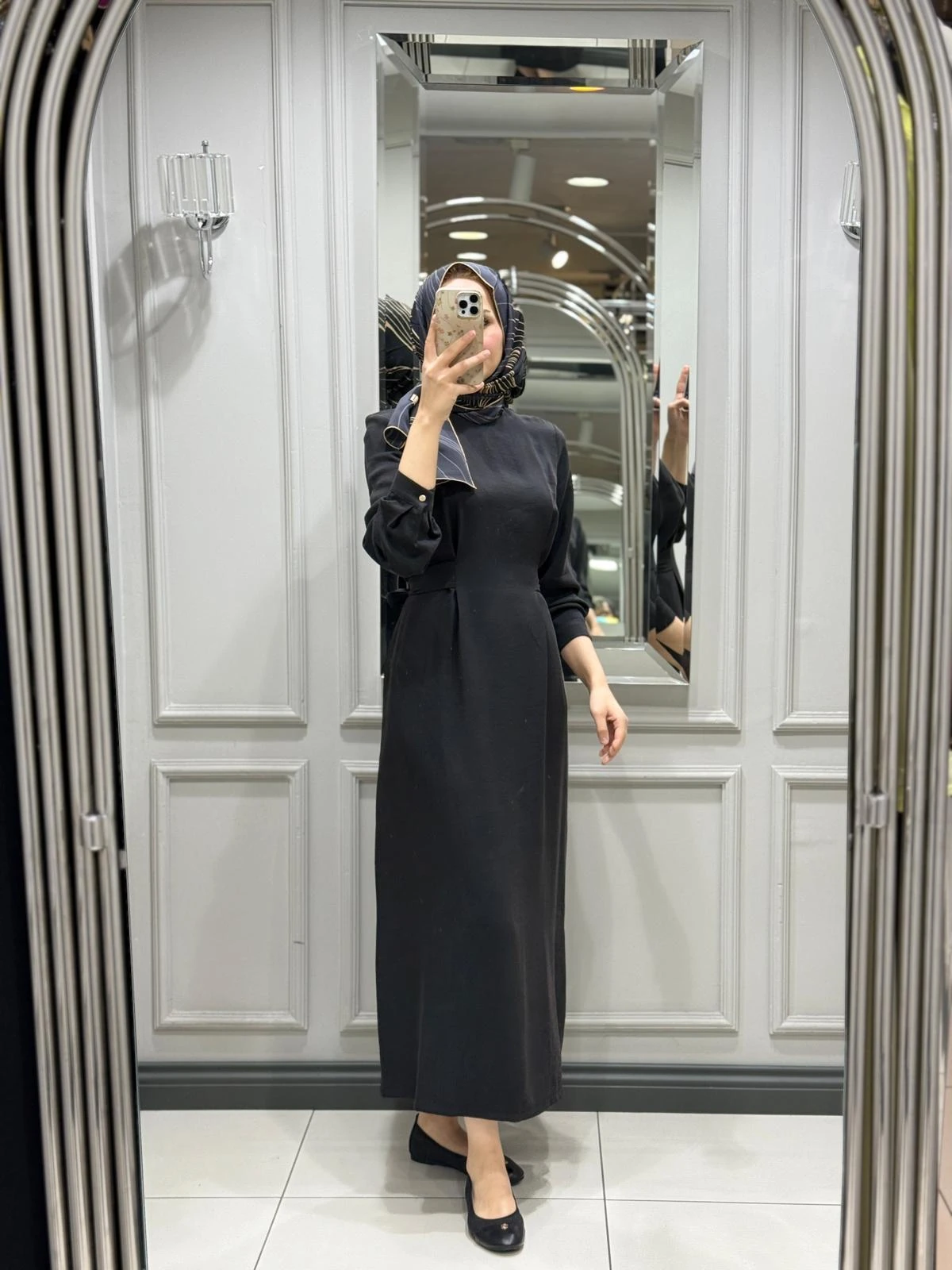 NUSS ELBİSE - SİYAH