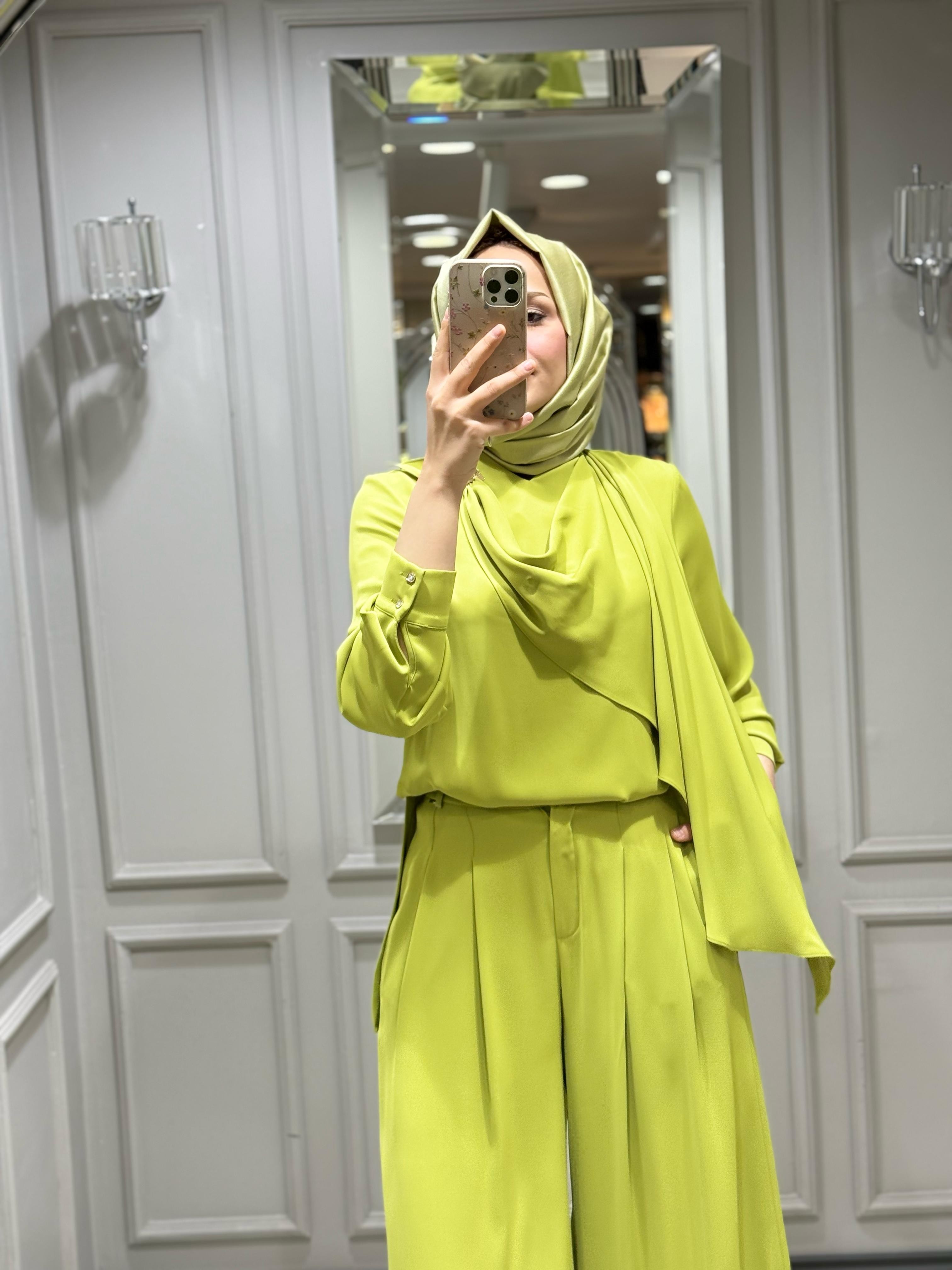 SENNA LENORA BLUZ PANTOLON TAKIM MİMOZA