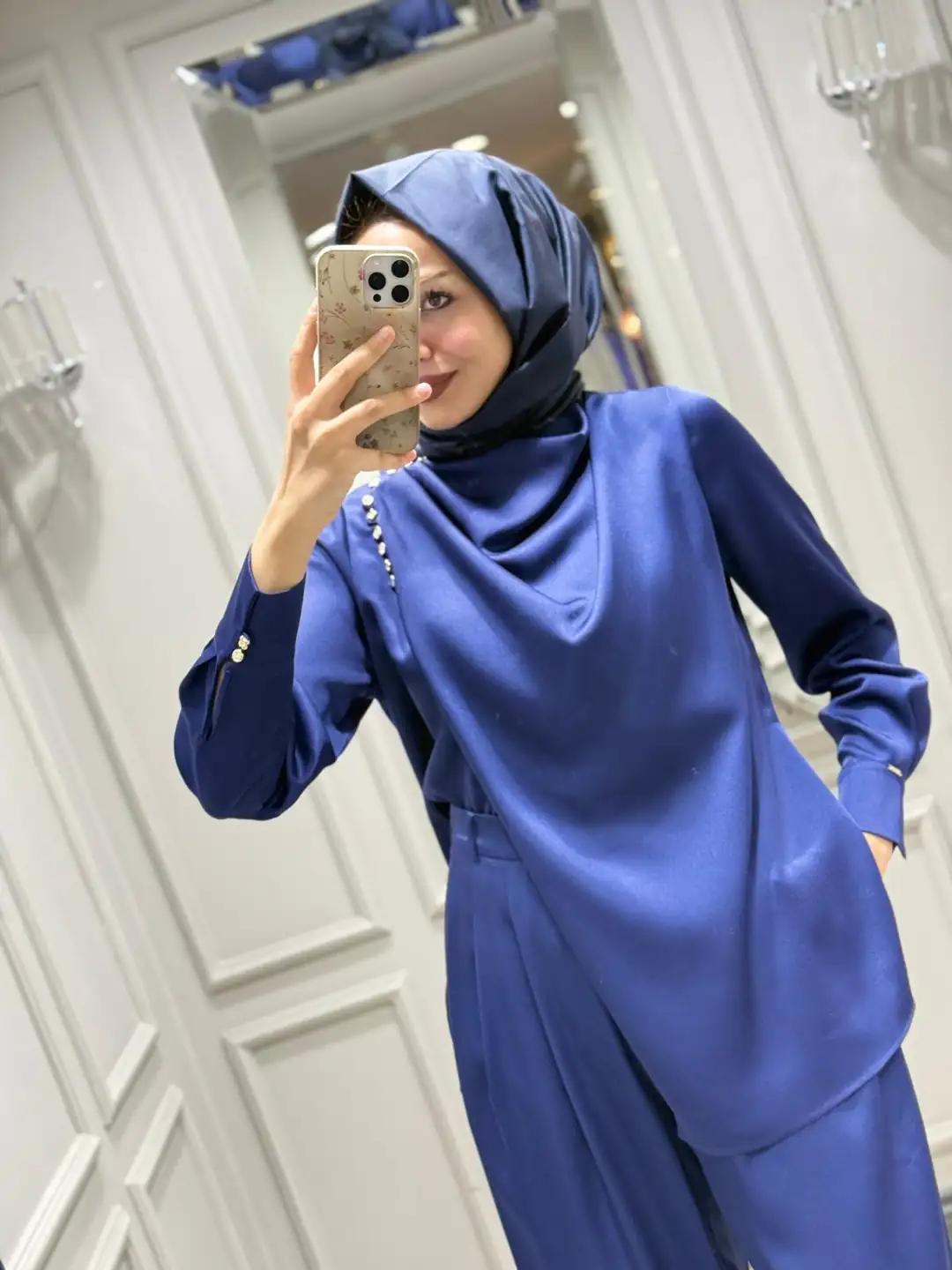 SENNA NATALİ BLUZ PANTOLON(PARLAMENT)