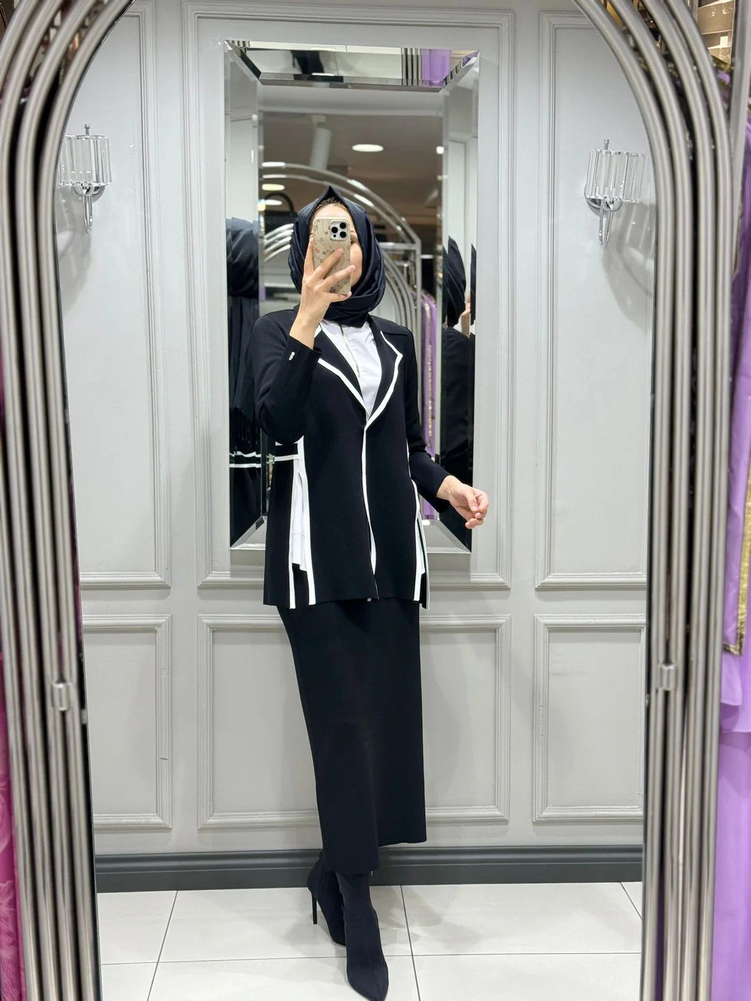 DALİDA BOL PAÇA PANTOLON - SİYAH