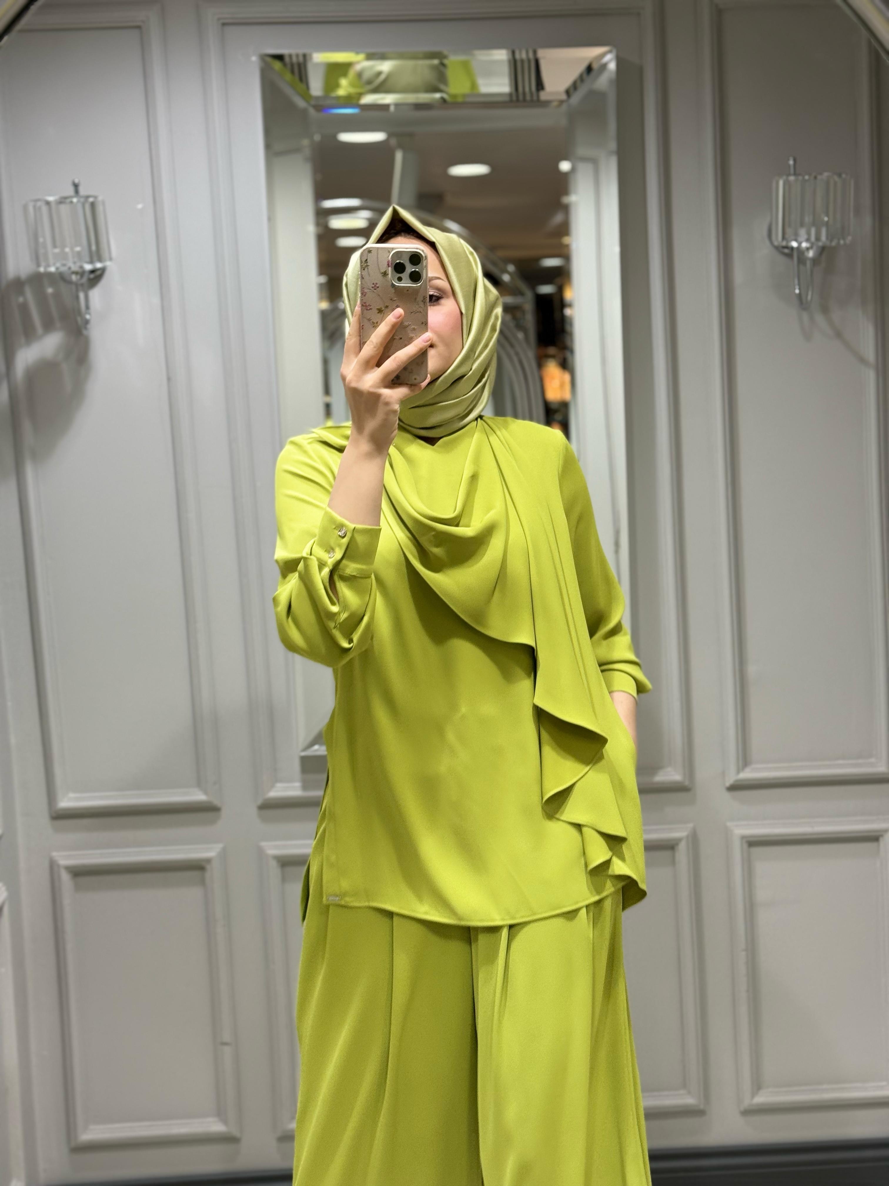 SENNA LENORA BLUZ PANTOLON TAKIM MİMOZA