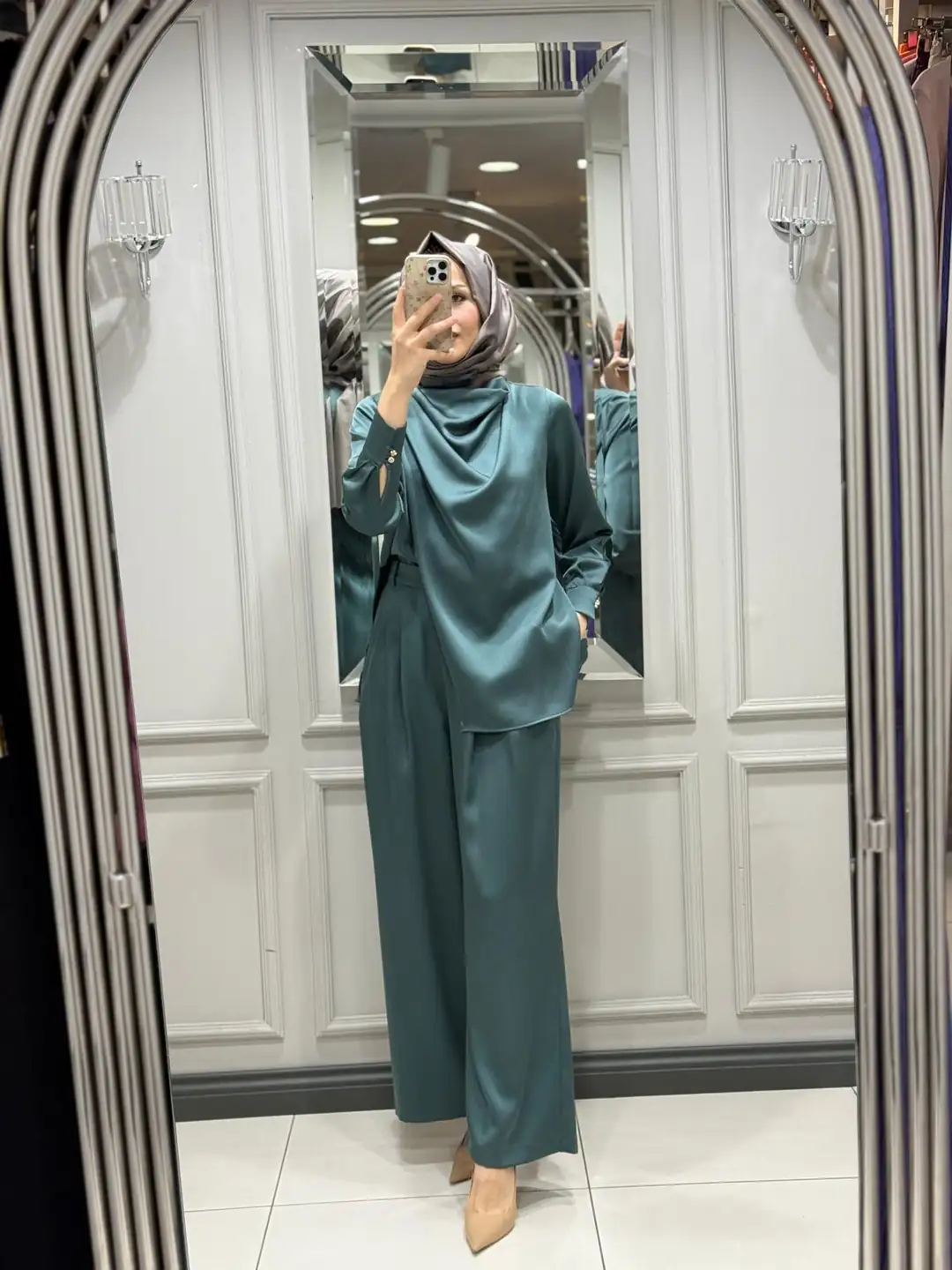 SENNA NATALİ BLUZ PANTOLON(ZÜMRÜT)