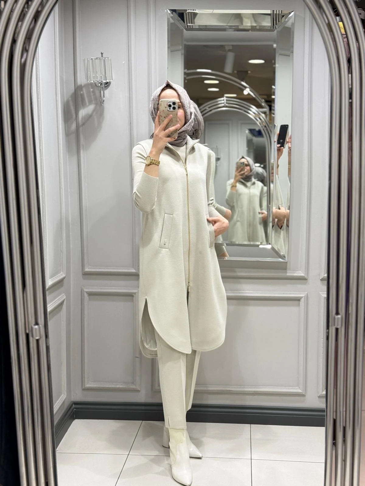 DALİDA FERMUARLI İÇ ASTARLI YELEK - ELSA STONE