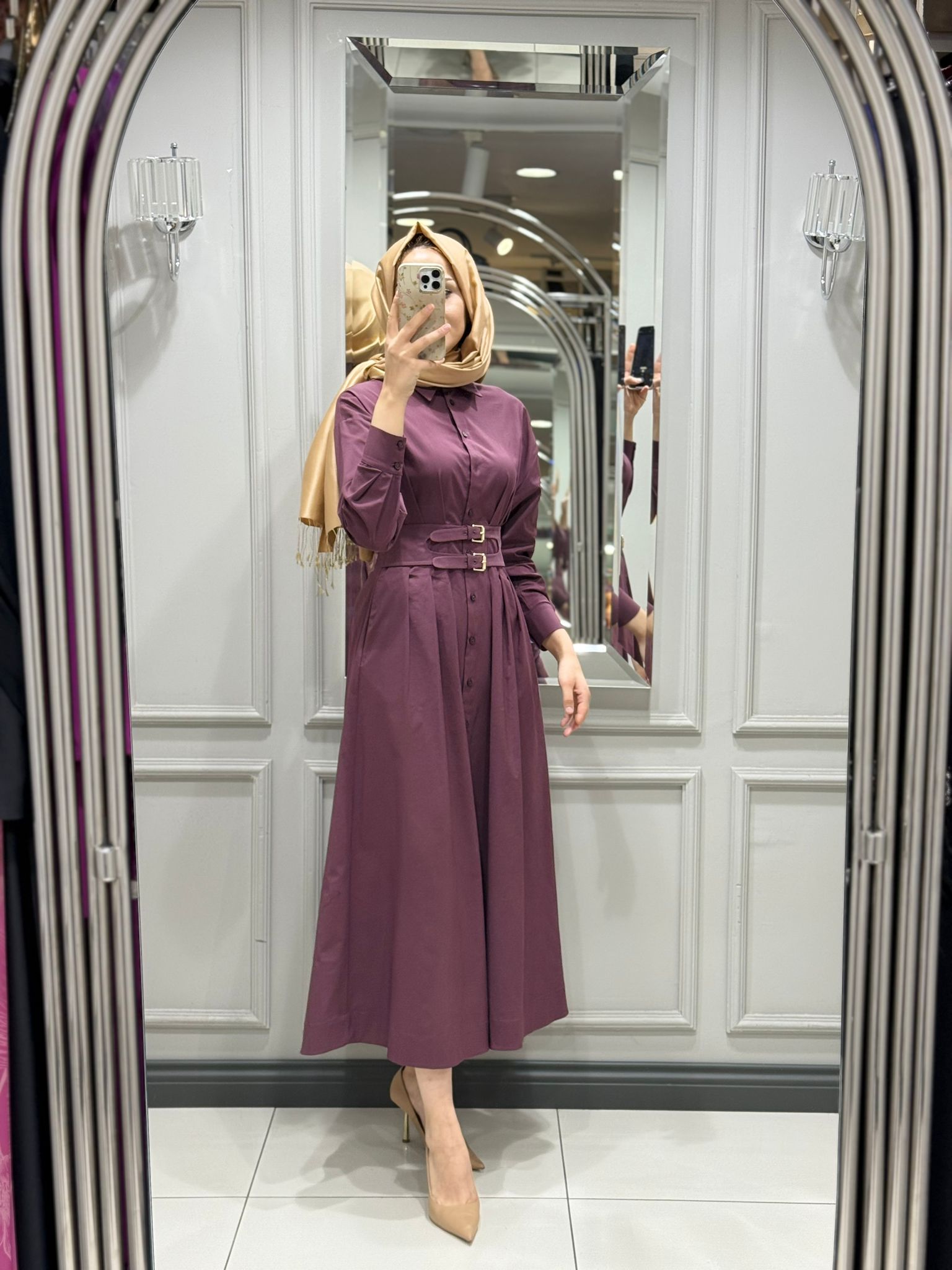 EXQUISE JAYCEE ELBİSE - BORDO