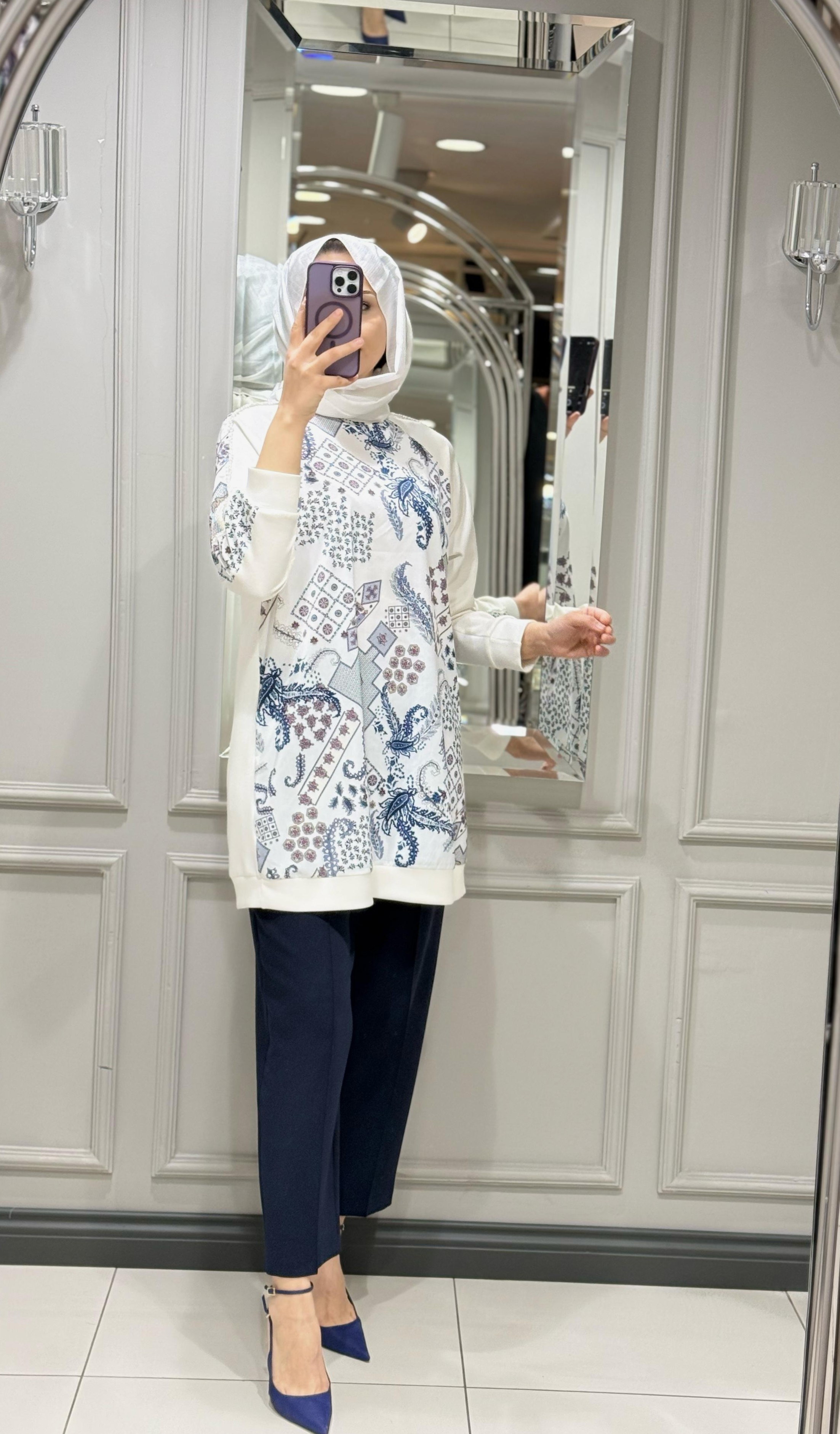 FUATGÜRŞEN TUNIK - INDIGO