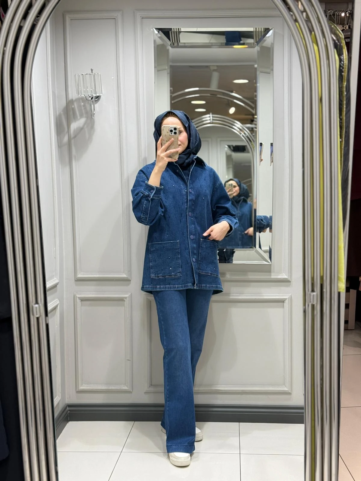 EXQUISE JAZMYNE CEKET - INDIGO