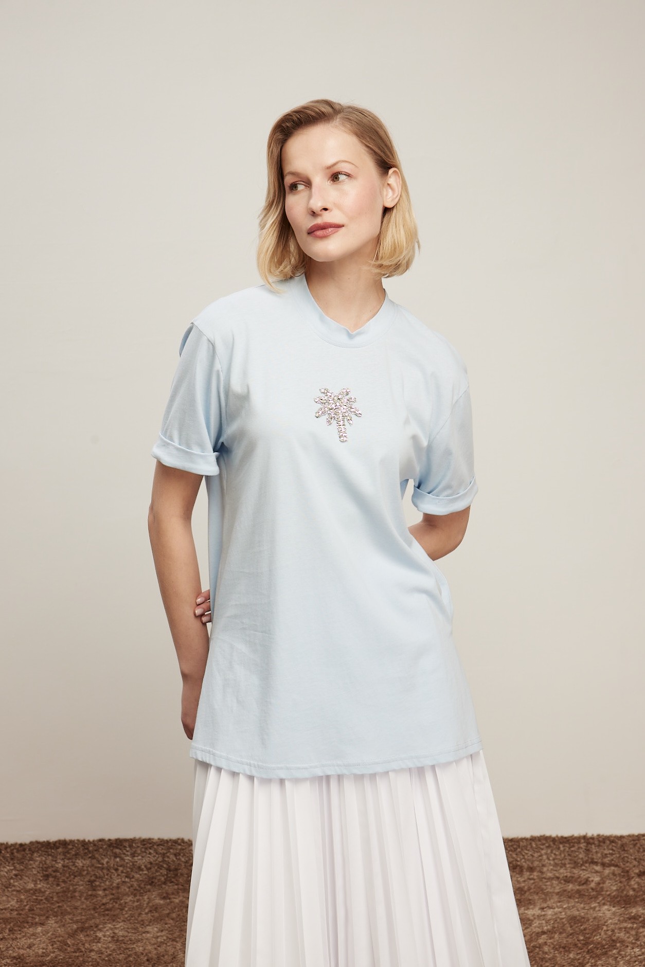 VENÖVE LOLA TSHIRT - MAVI