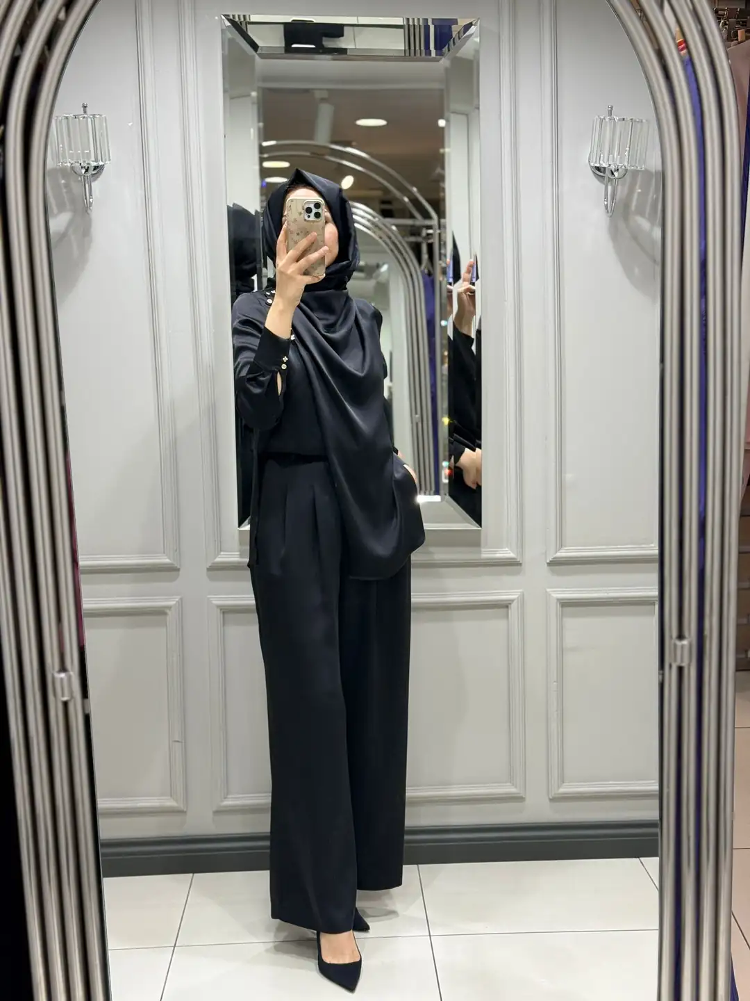 SENNA NATALİ BLUZ PANTOLON (SİYAH)