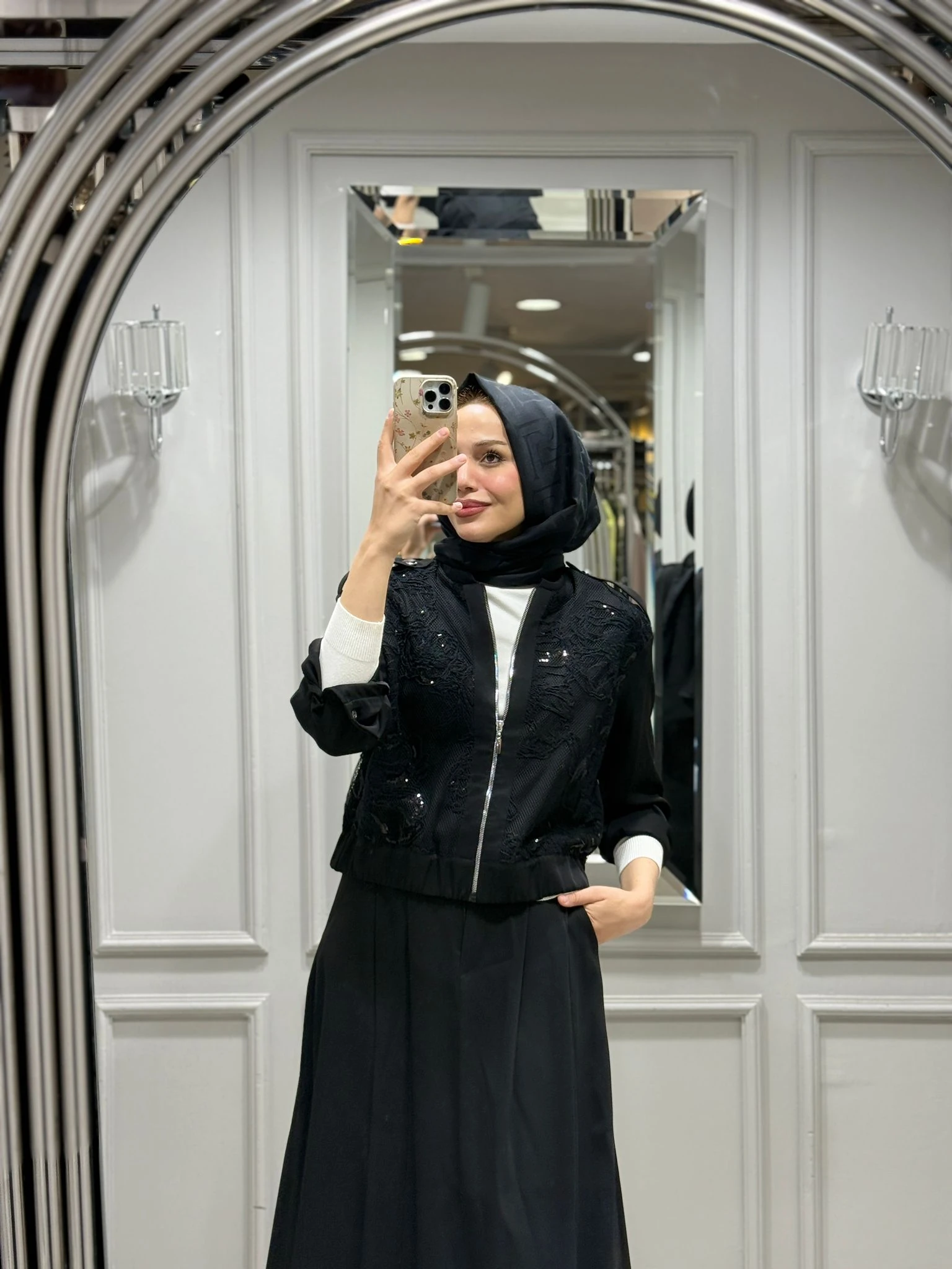 MY312 DANTELLİ FERMUARLI TAKIM