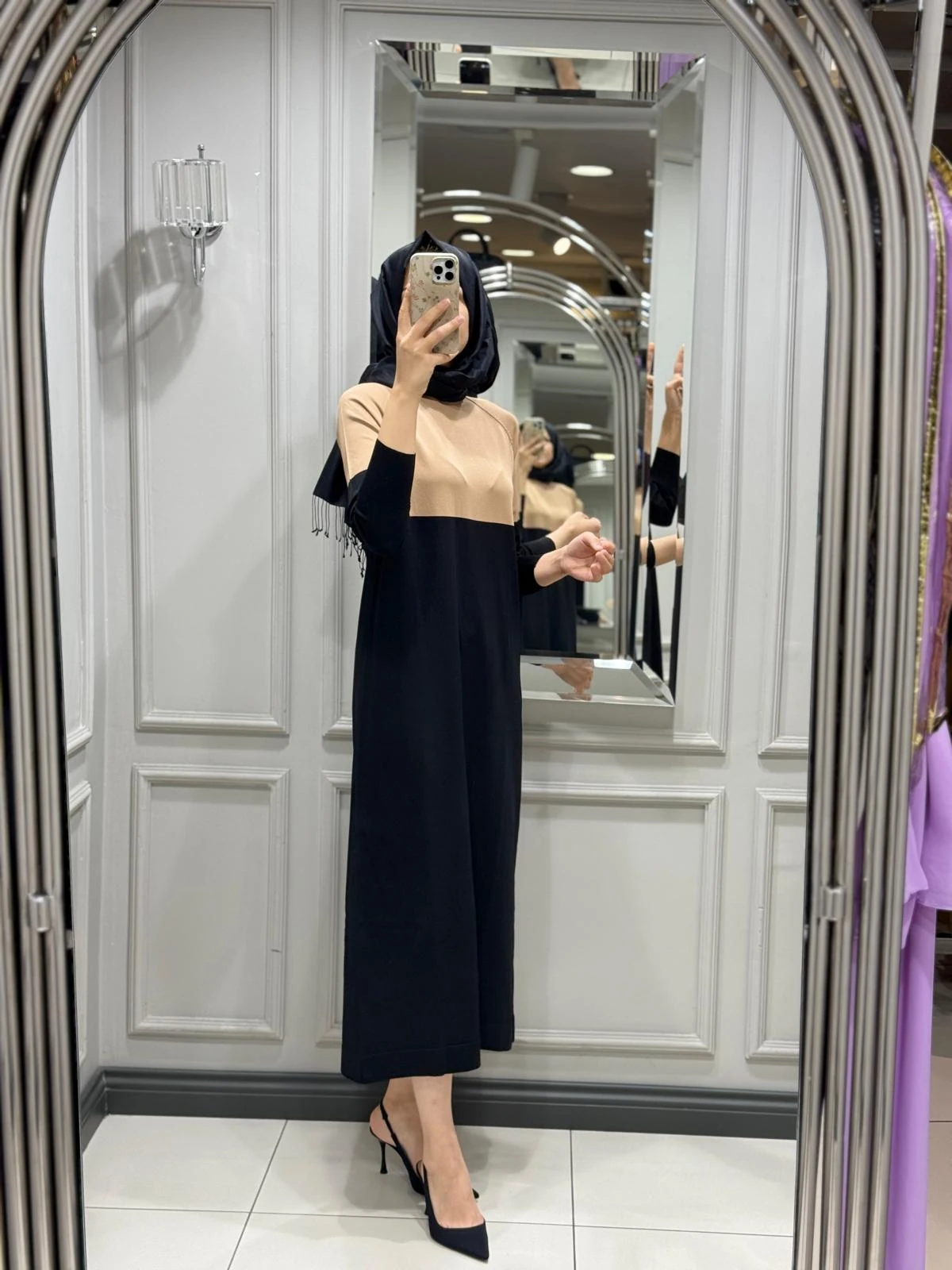 NUSS ELBİSE - SİYAH