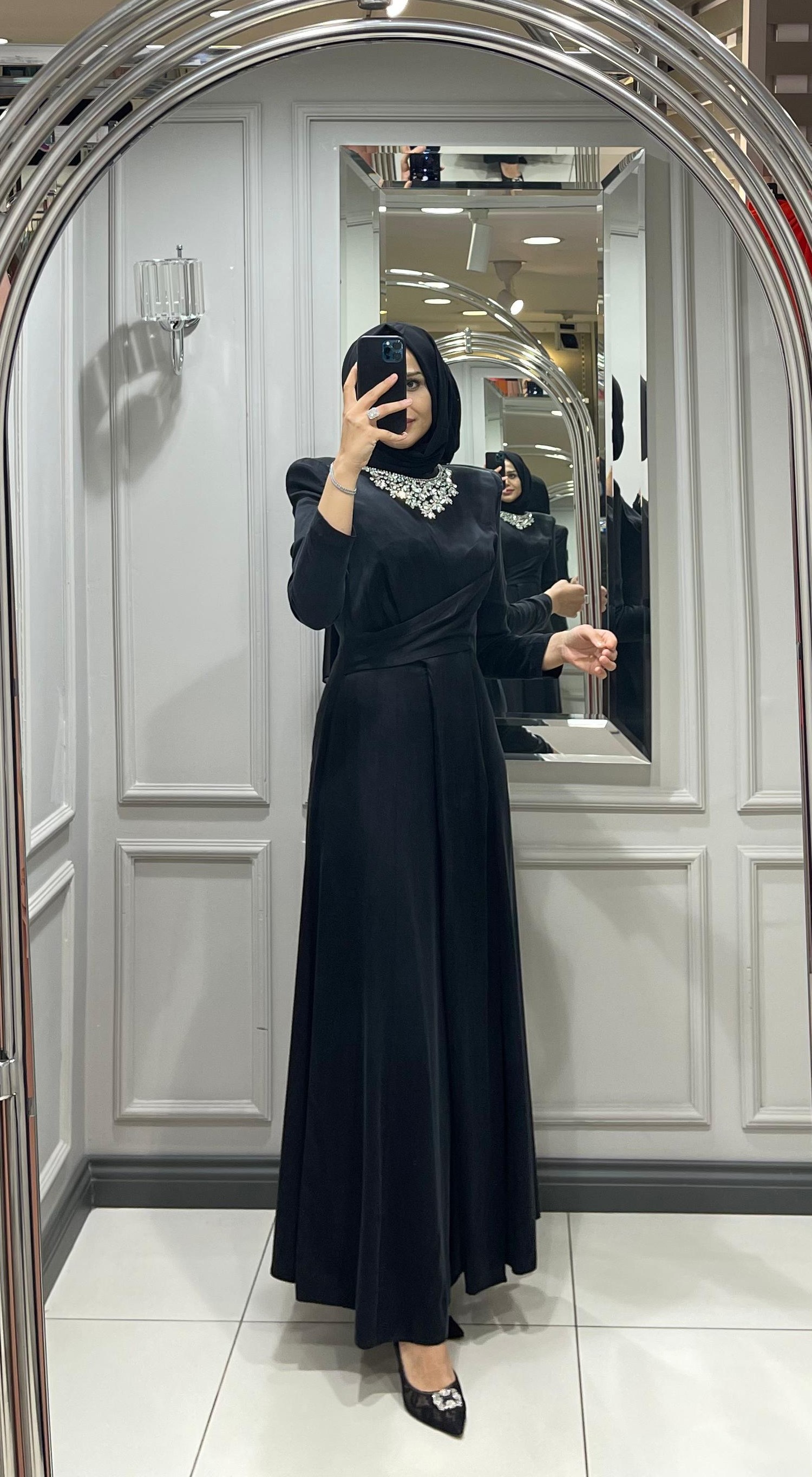 SENNA LUCIANO DRESS - SİYAH