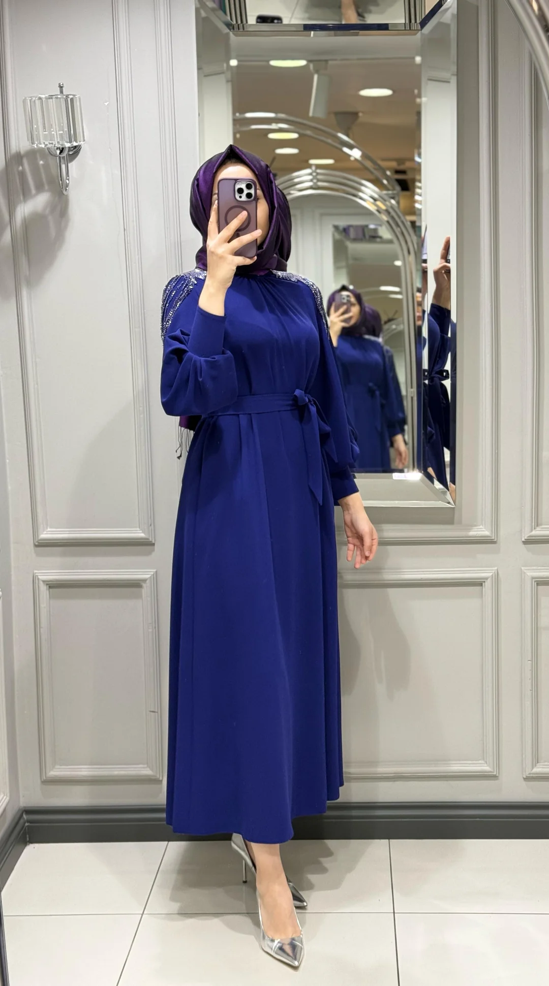 MATEX BAYAN ELBİSE - MORCIVERT