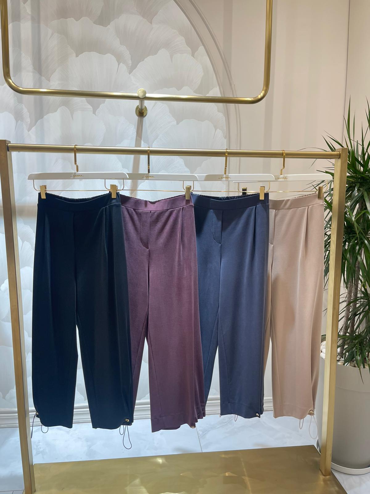 SENTEZ PAÇASI KAPSÜLLÜ AURA ŞALVAR - BEJ