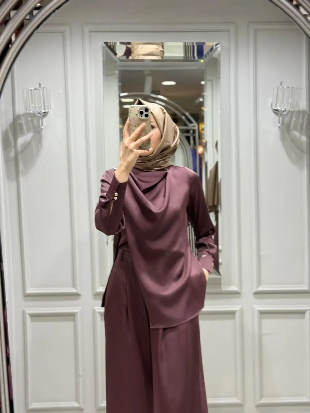 SENNA NATALİ BLUZ PANTOLON (KAHVE)