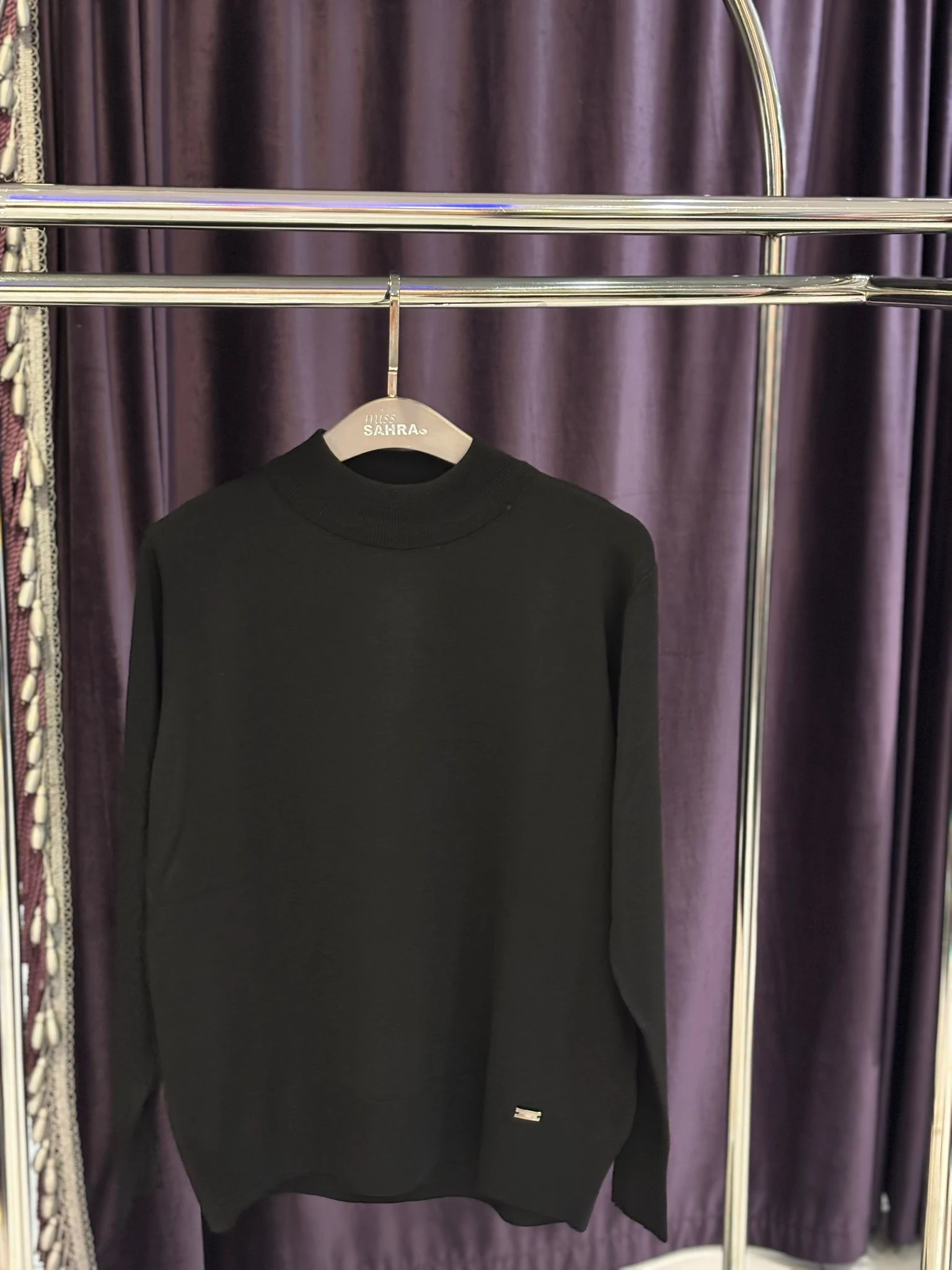 MY 312 YARIM BALIKÇI BLUZ - SİYAH